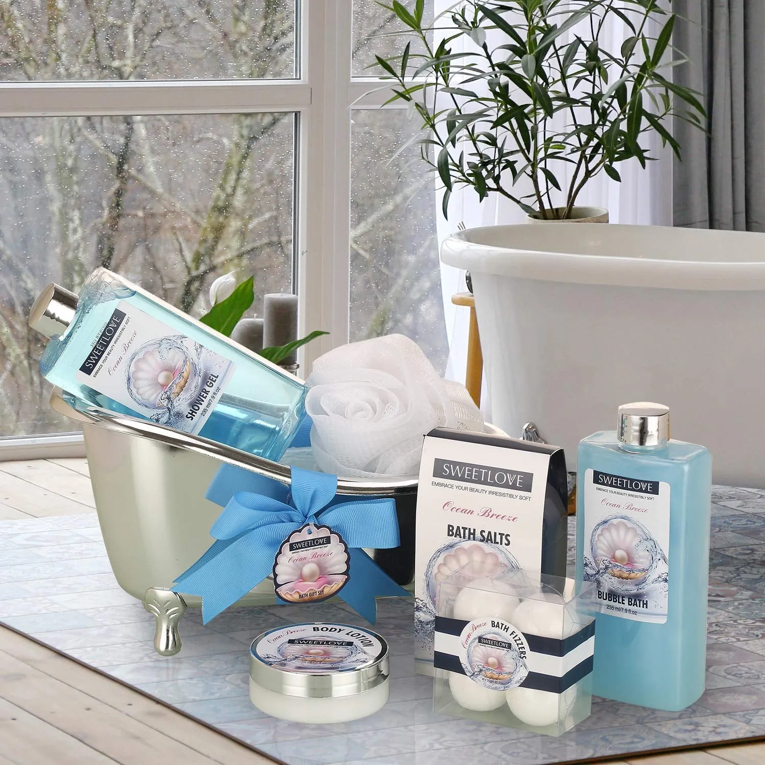 10 Pcs Spa Ocean Scented Gift Set