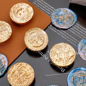 3D Relief Halloween Wax Seal Stamps (5 Designs)