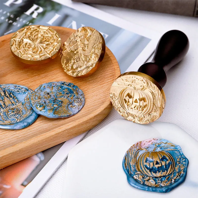 3D Relief Halloween Wax Seal Stamps (5 Designs)