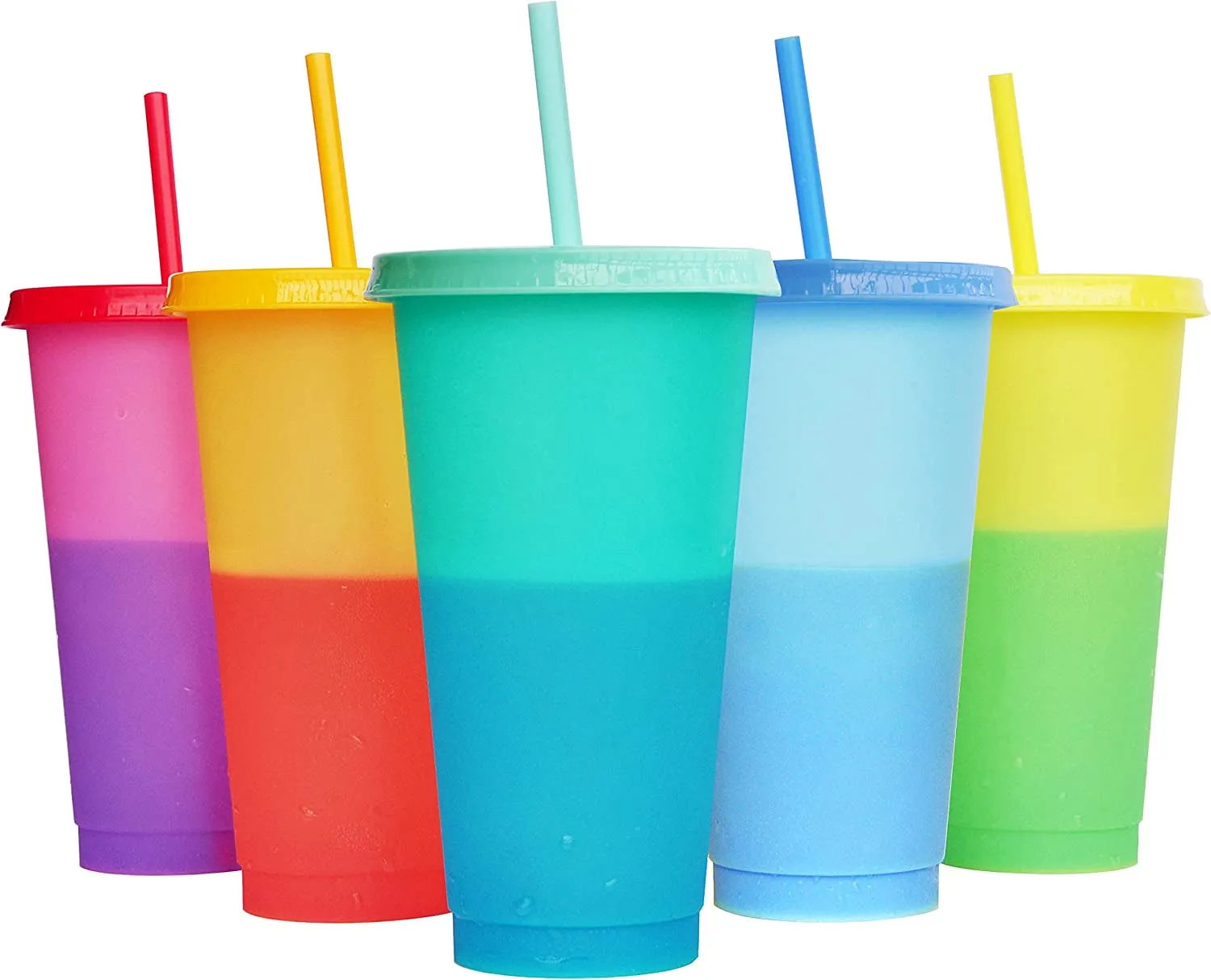 5pcs 24oz Color Changing cups