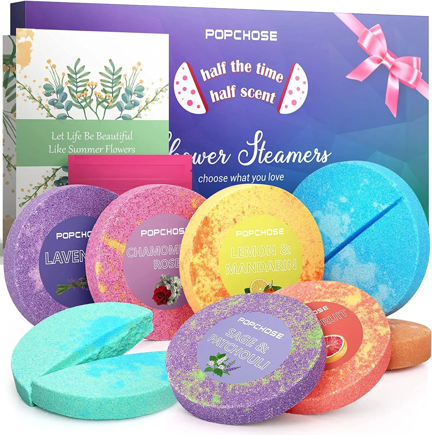 8 Pack Aromatherapy Bath Bomb