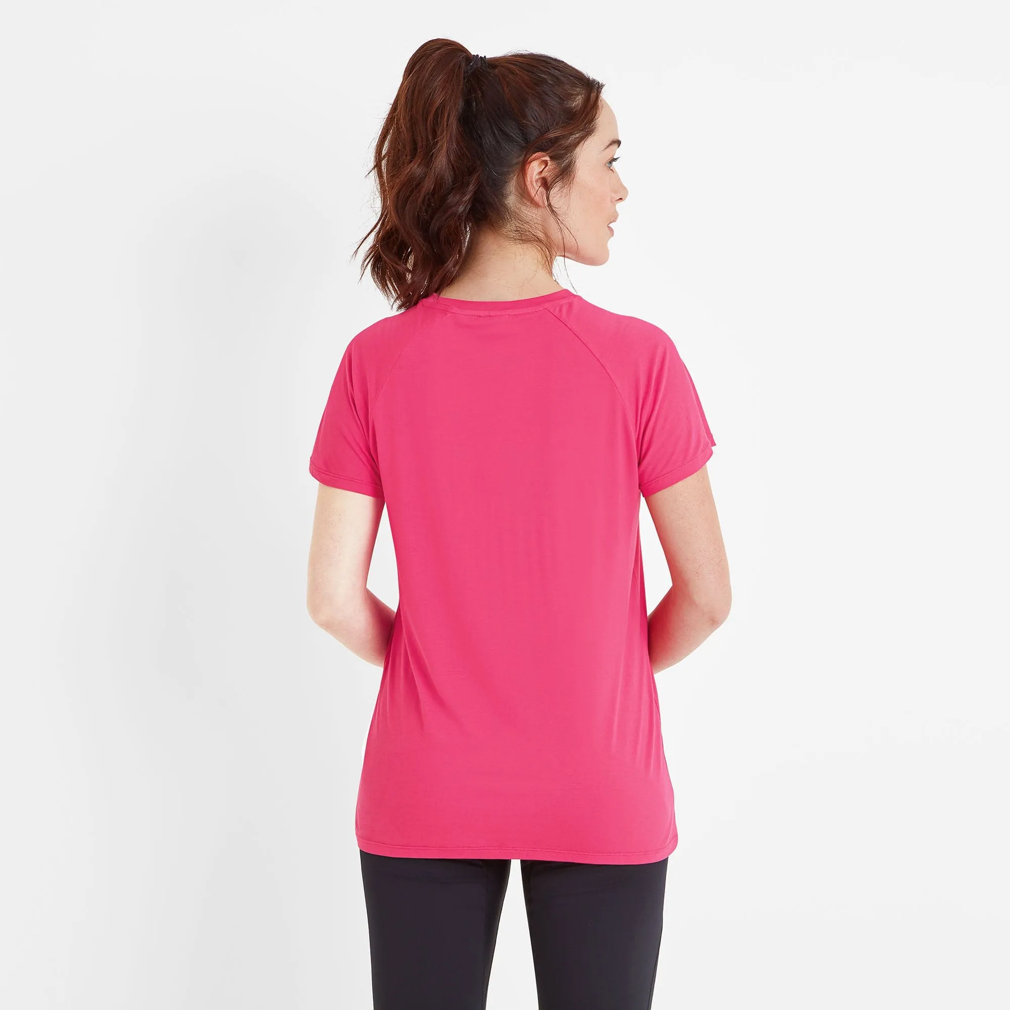 Bethan Womens Sports Top - Magenta Pink