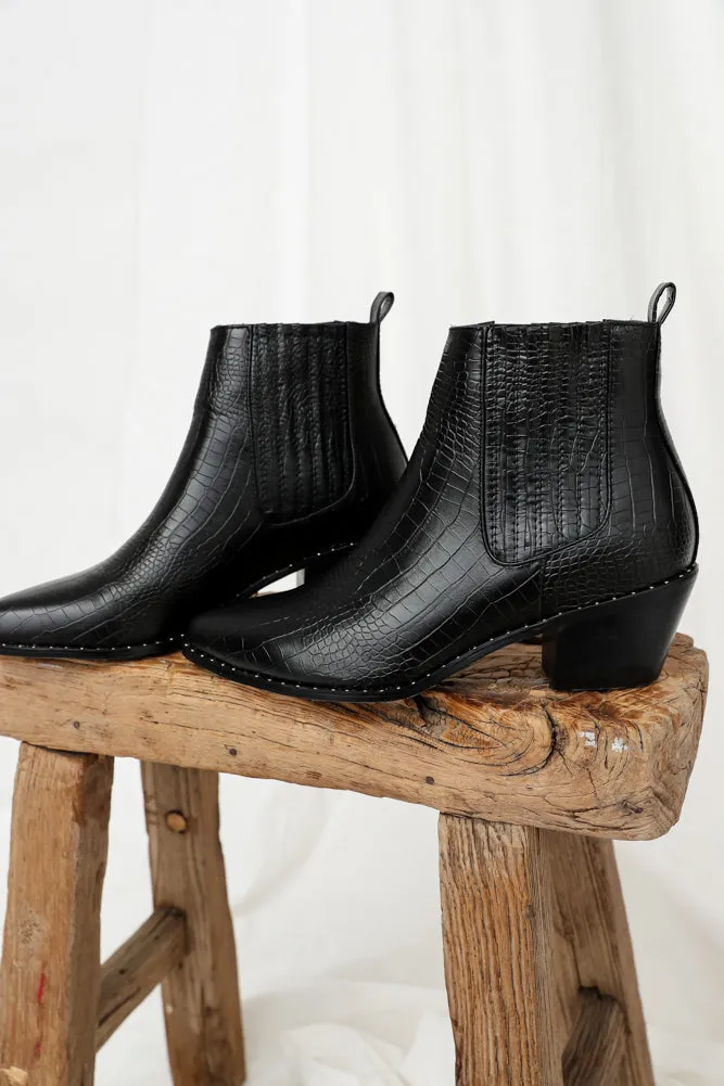 BILLINI Upton Boots Black Croc