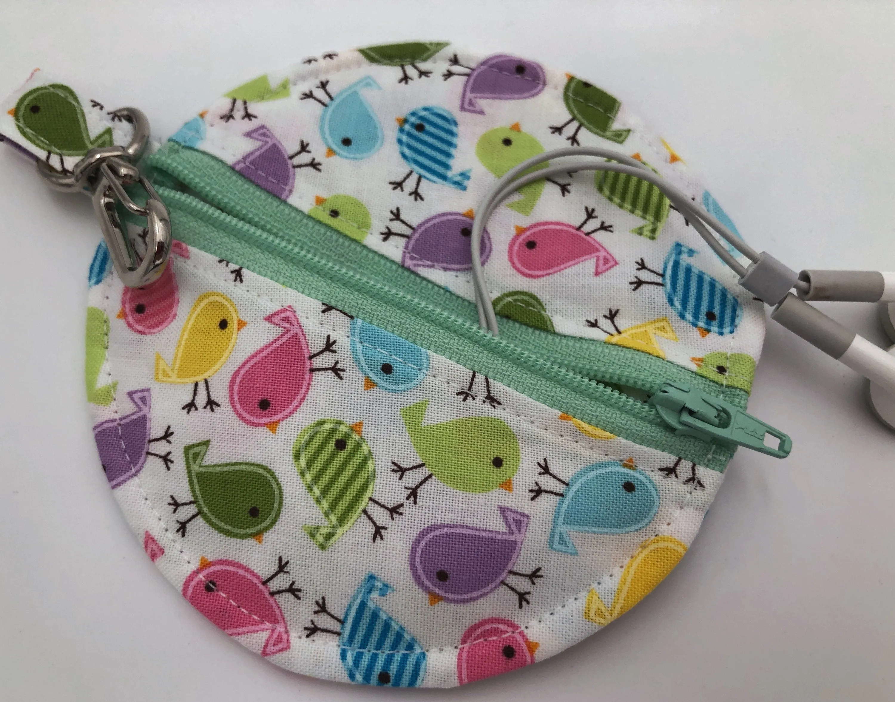 Birds Airpod Case, Bird Ear Bud Pouch, Headphone Case,, Paci Pod LP