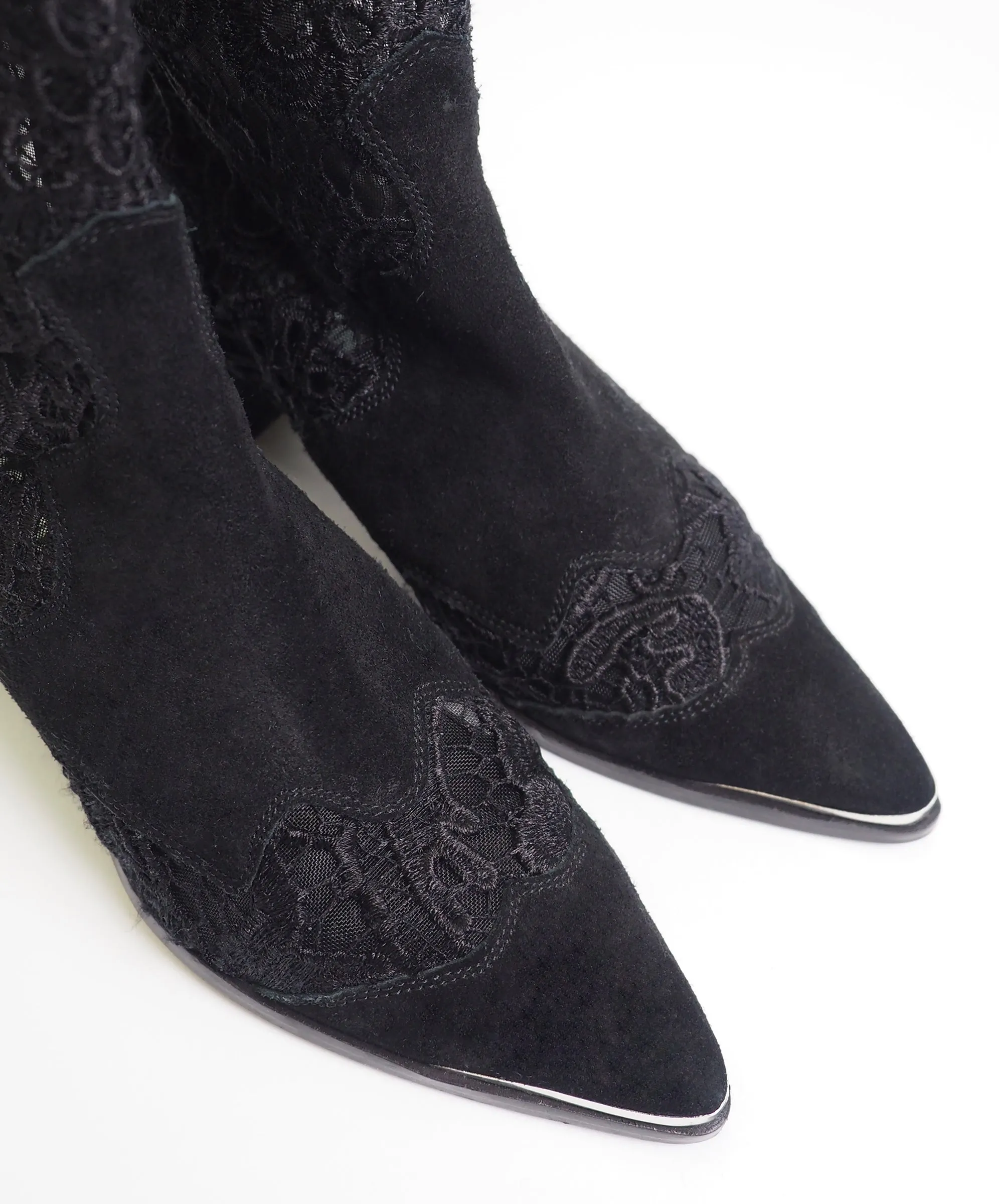 BLACK LACE SANDERSON BOOT