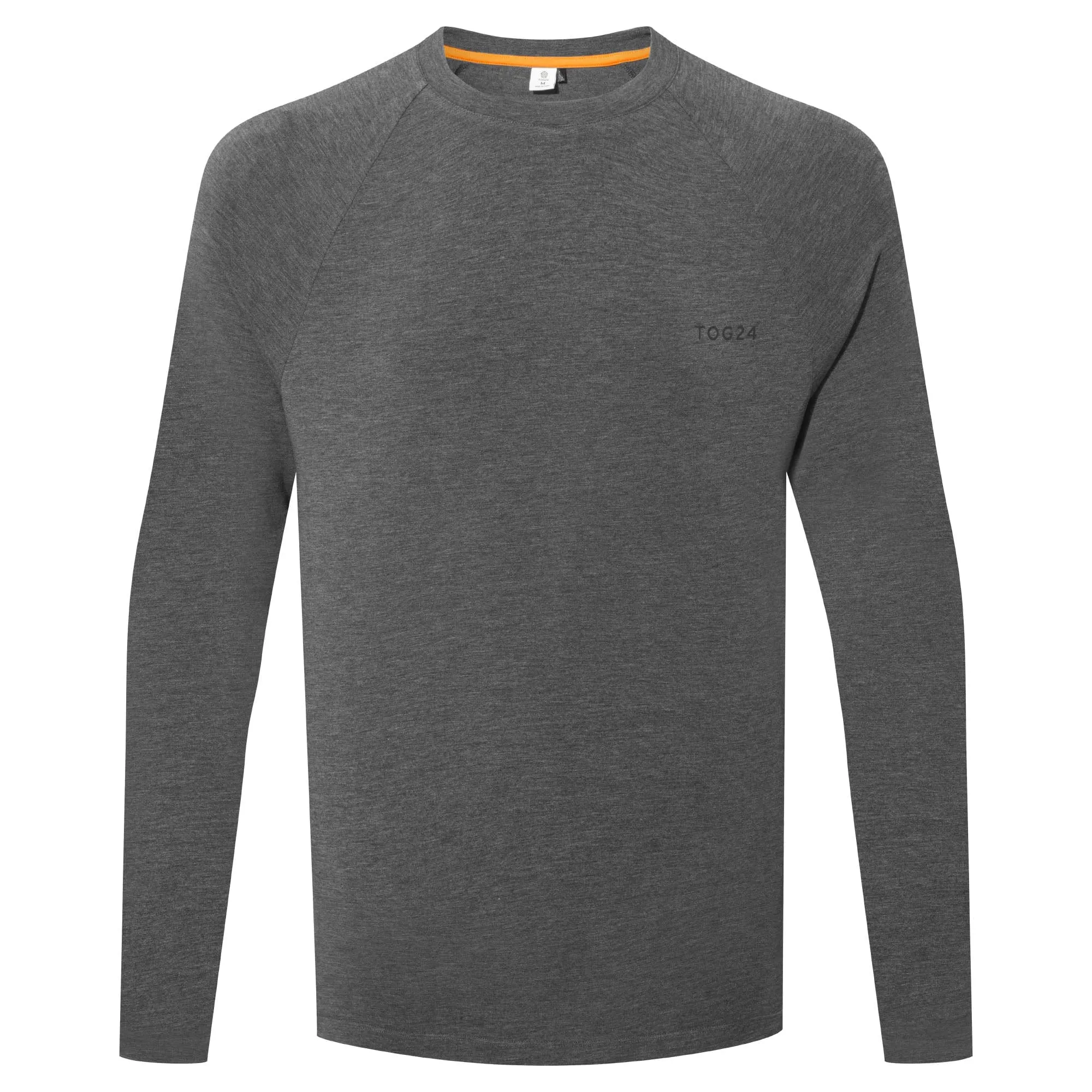 Clamber Mens Long Sleeve Tech Top - Dark Grey Marl