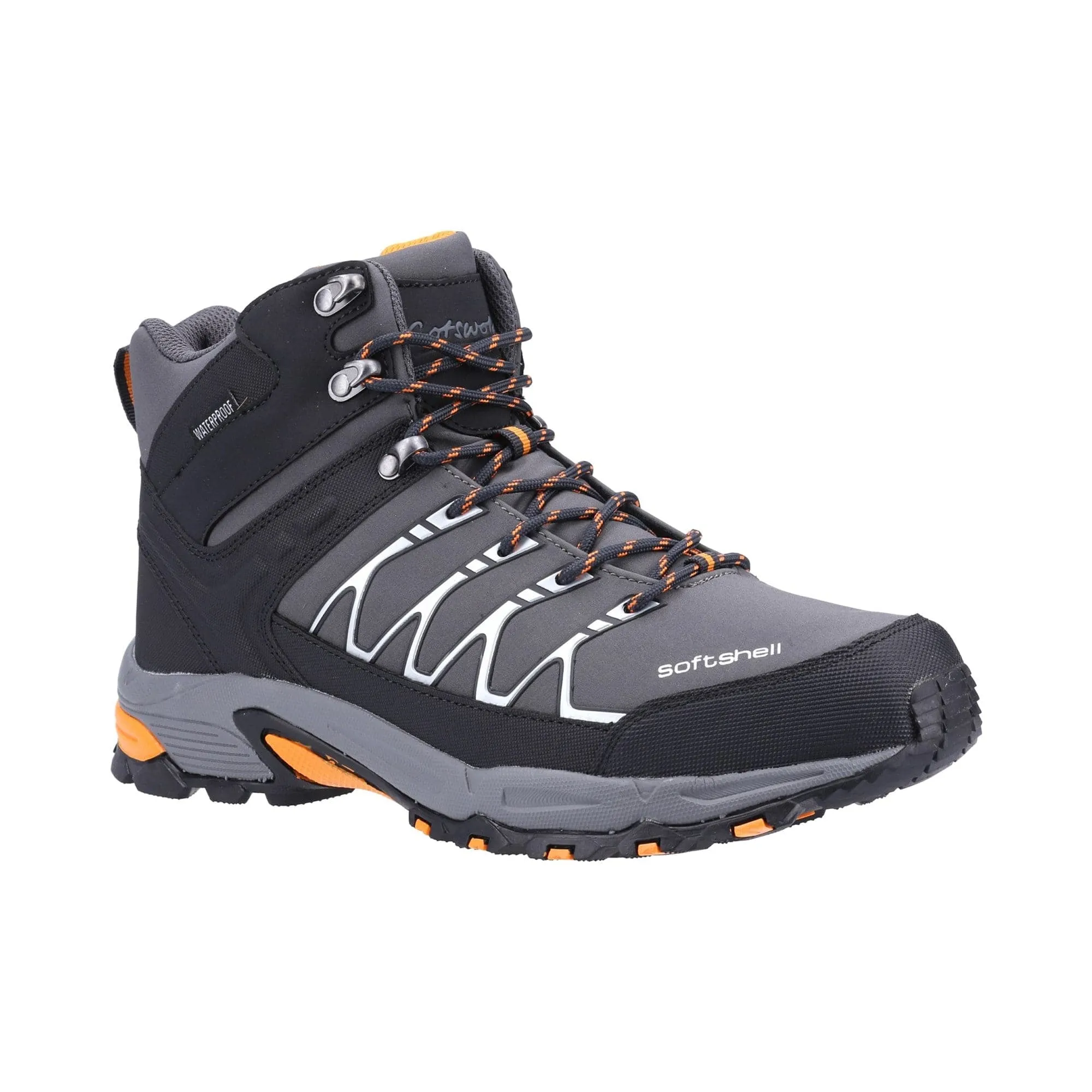 Cotswold Abbeydale Mens Mid Hiker - Grey/Orange