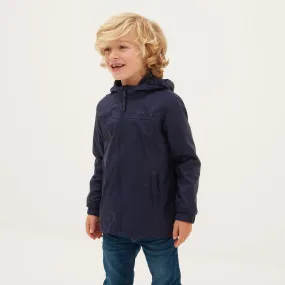 Craven Kids Waterproof Packaway Jacket - Navy