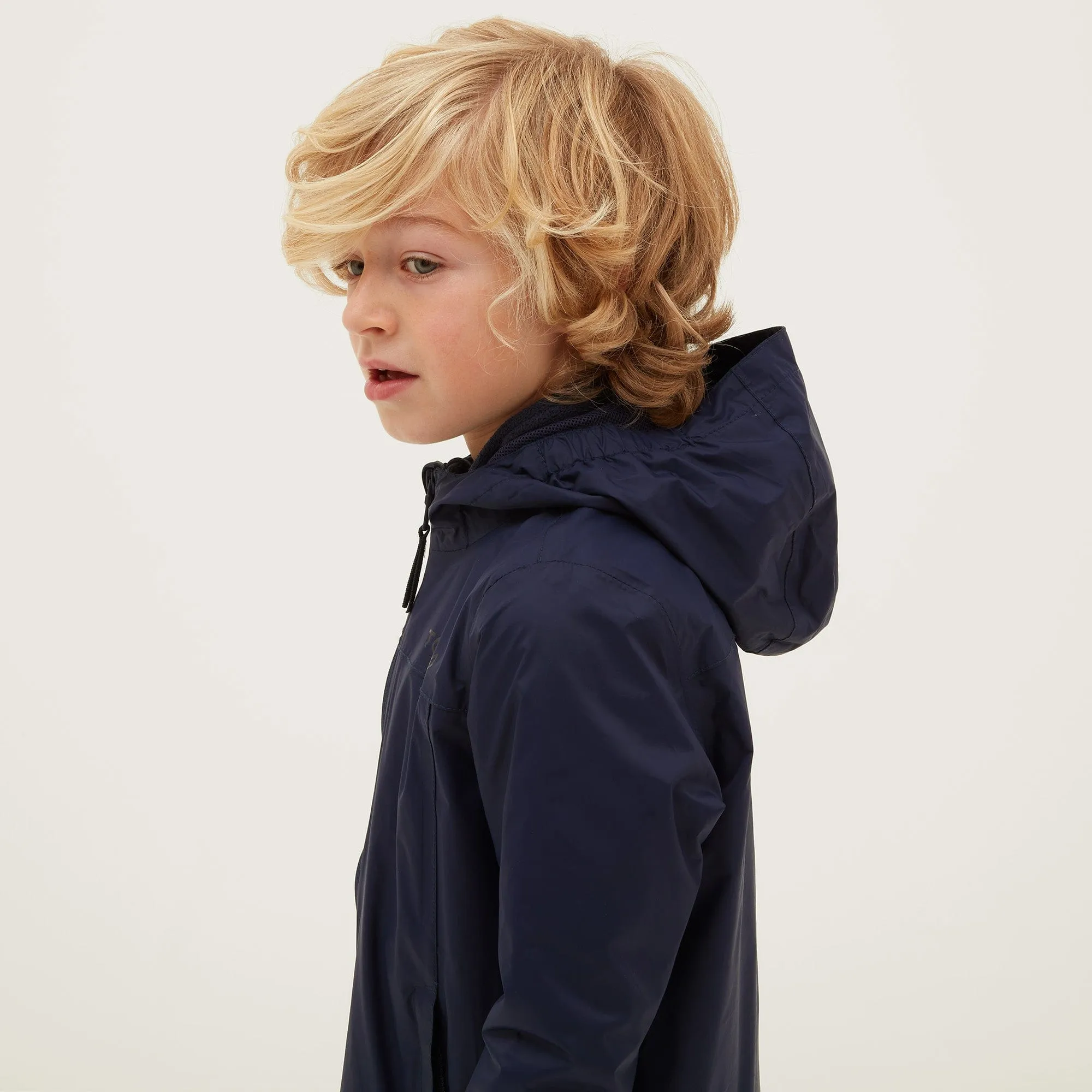 Craven Kids Waterproof Packaway Jacket - Navy