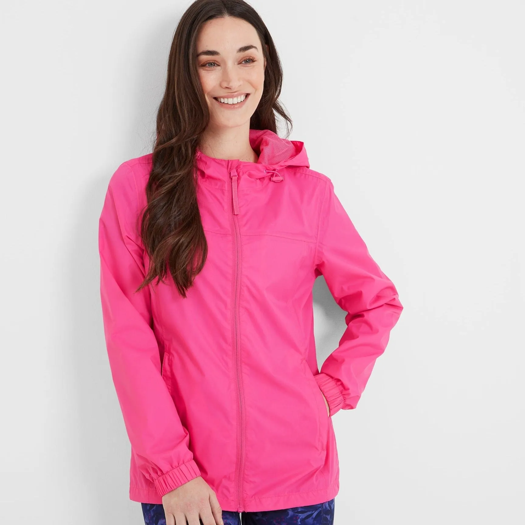 Craven Womens Waterproof Packaway Jacket - Bubblegum Pink