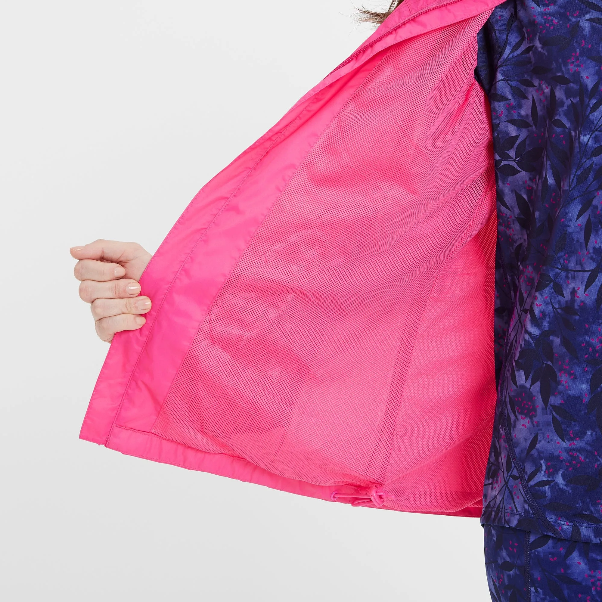 Craven Womens Waterproof Packaway Jacket - Bubblegum Pink