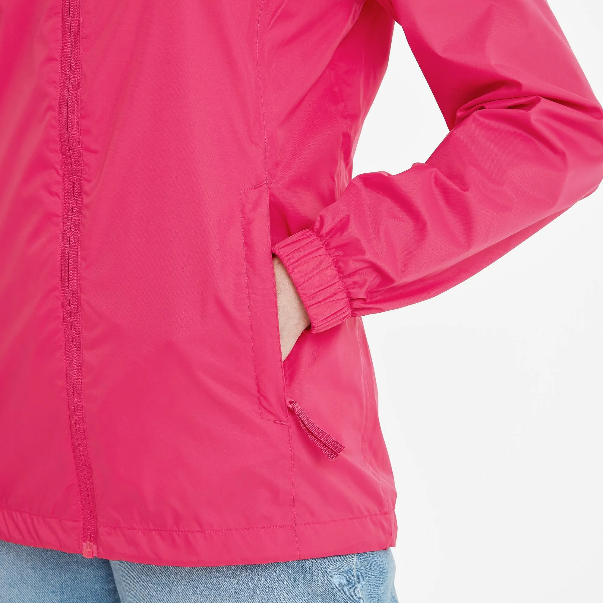 Craven Womens Waterproof Packaway Jacket - Magenta Pink