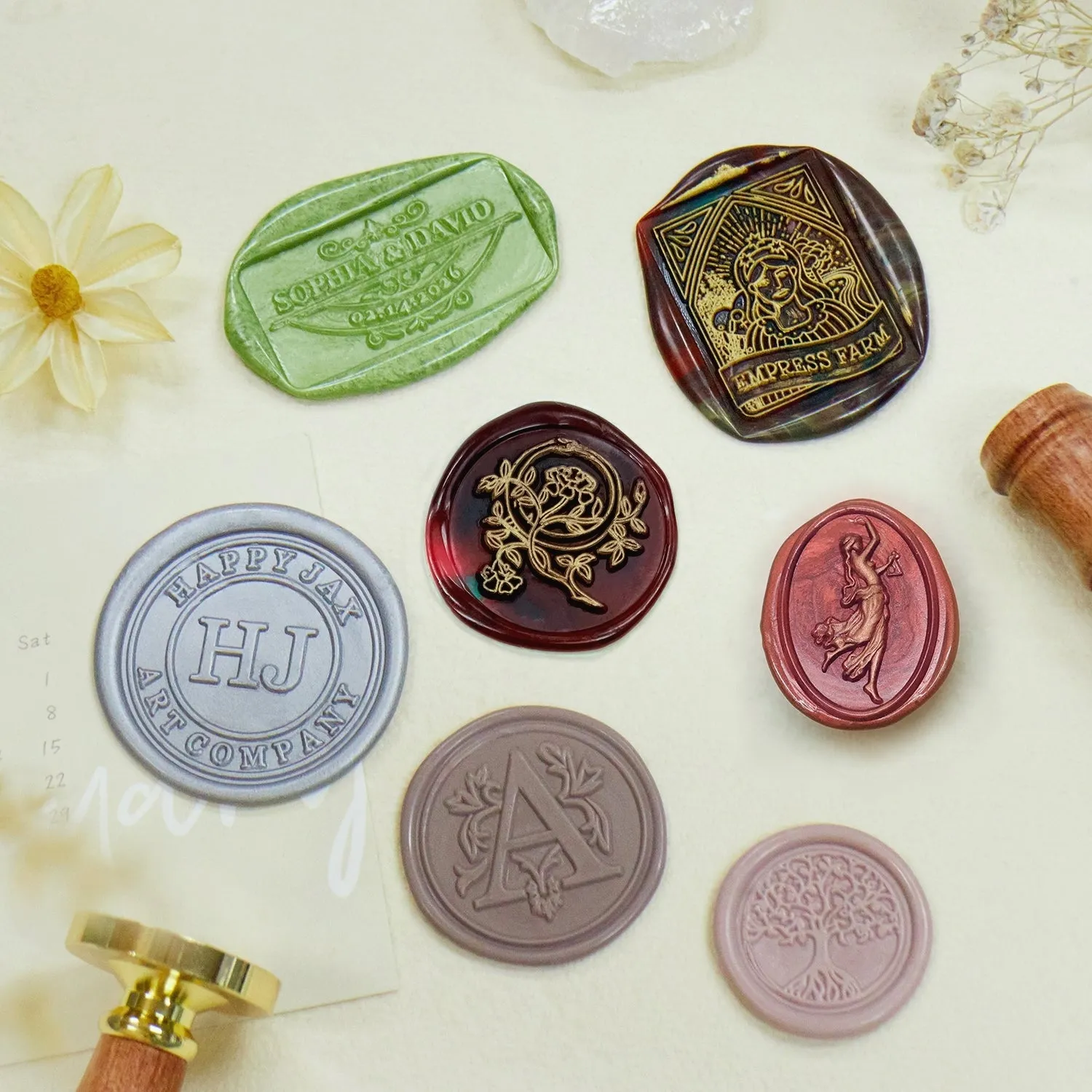 Custom Design Wax Seal Stamp with Your Artwork