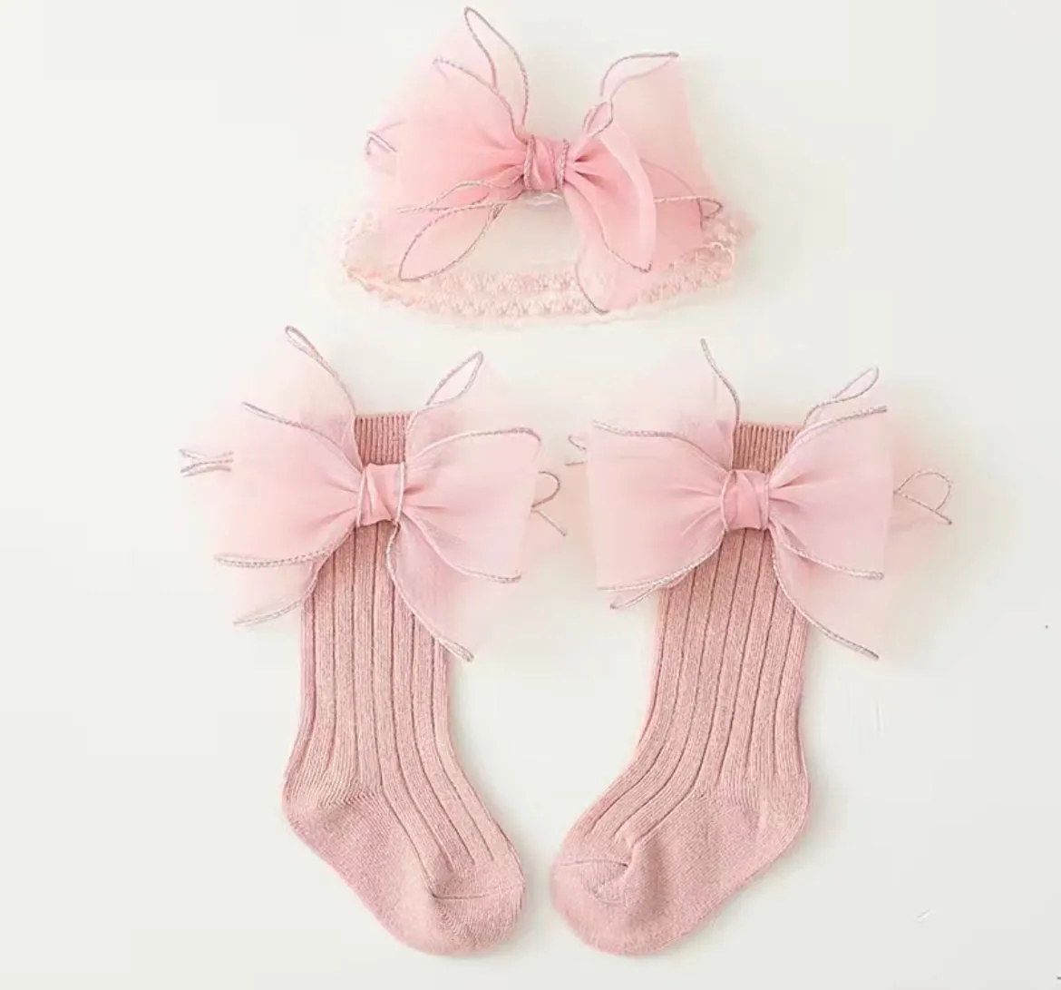 Cutie Bow Socks, 6-9 Months