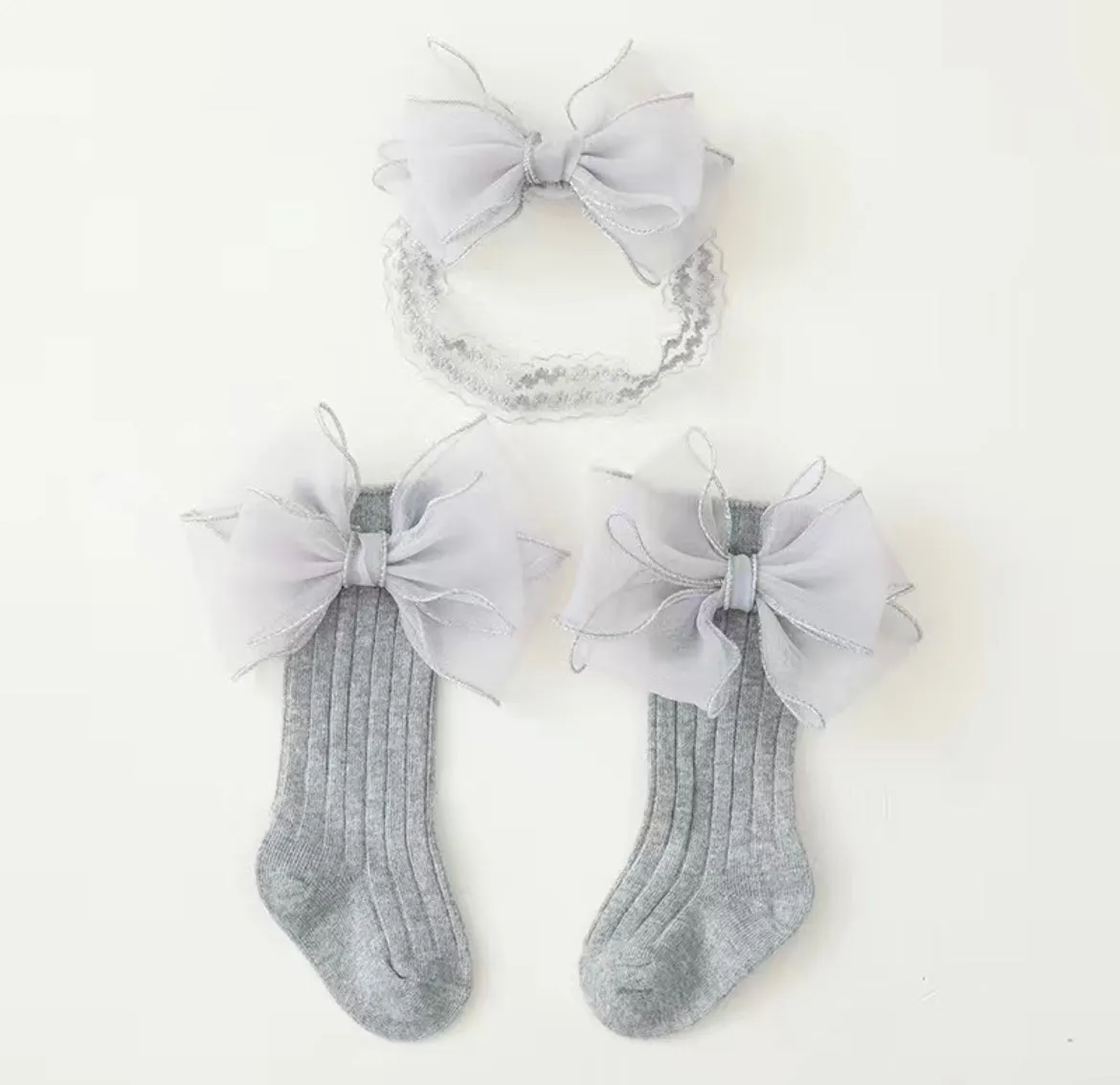 Cutie Bow Socks, 6-9 Months