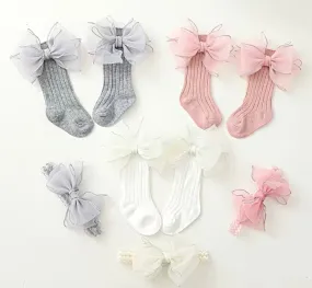 Cutie Bow Socks, 6-9 Months