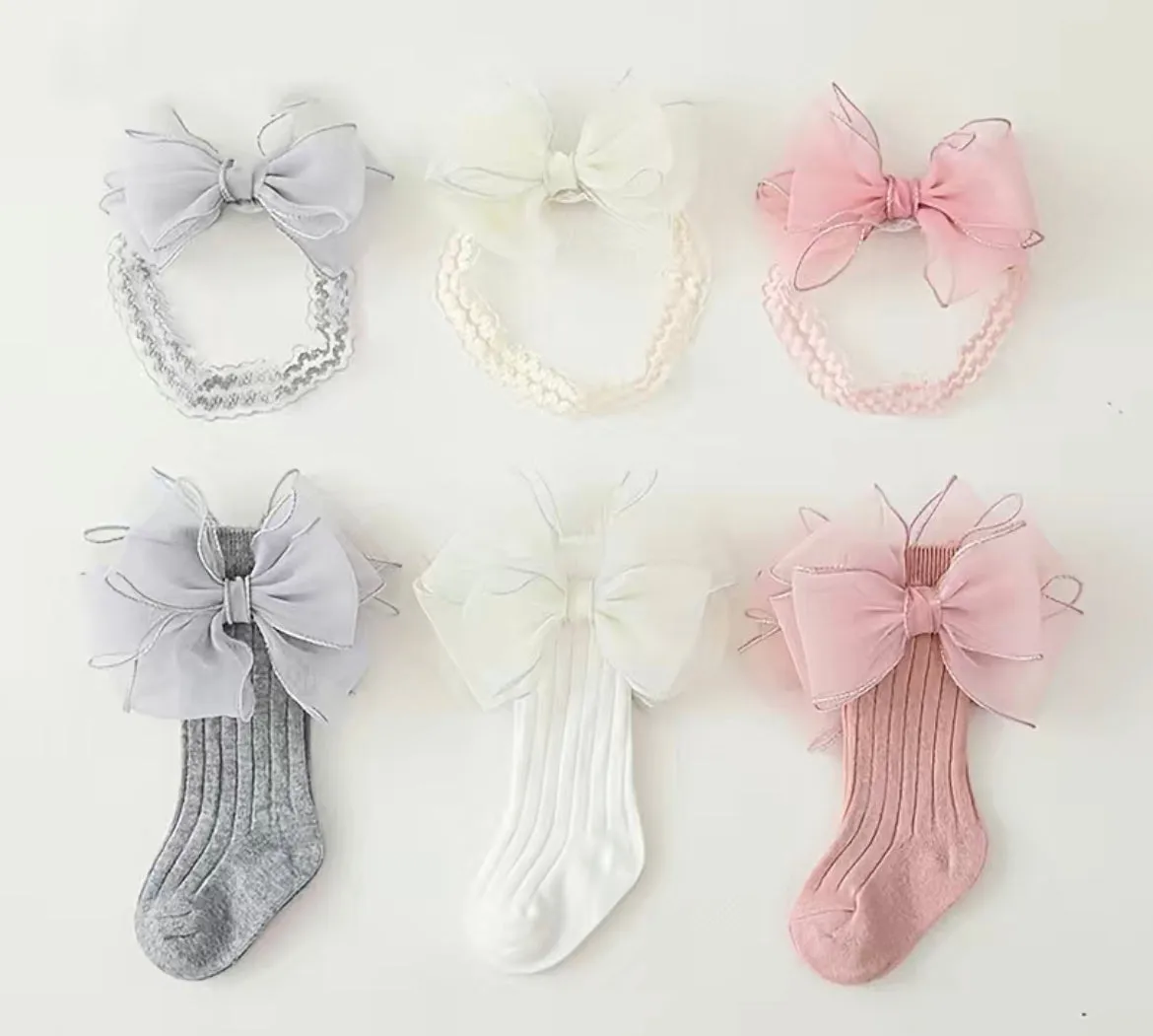 Cutie Bow Socks, 6-9 Months