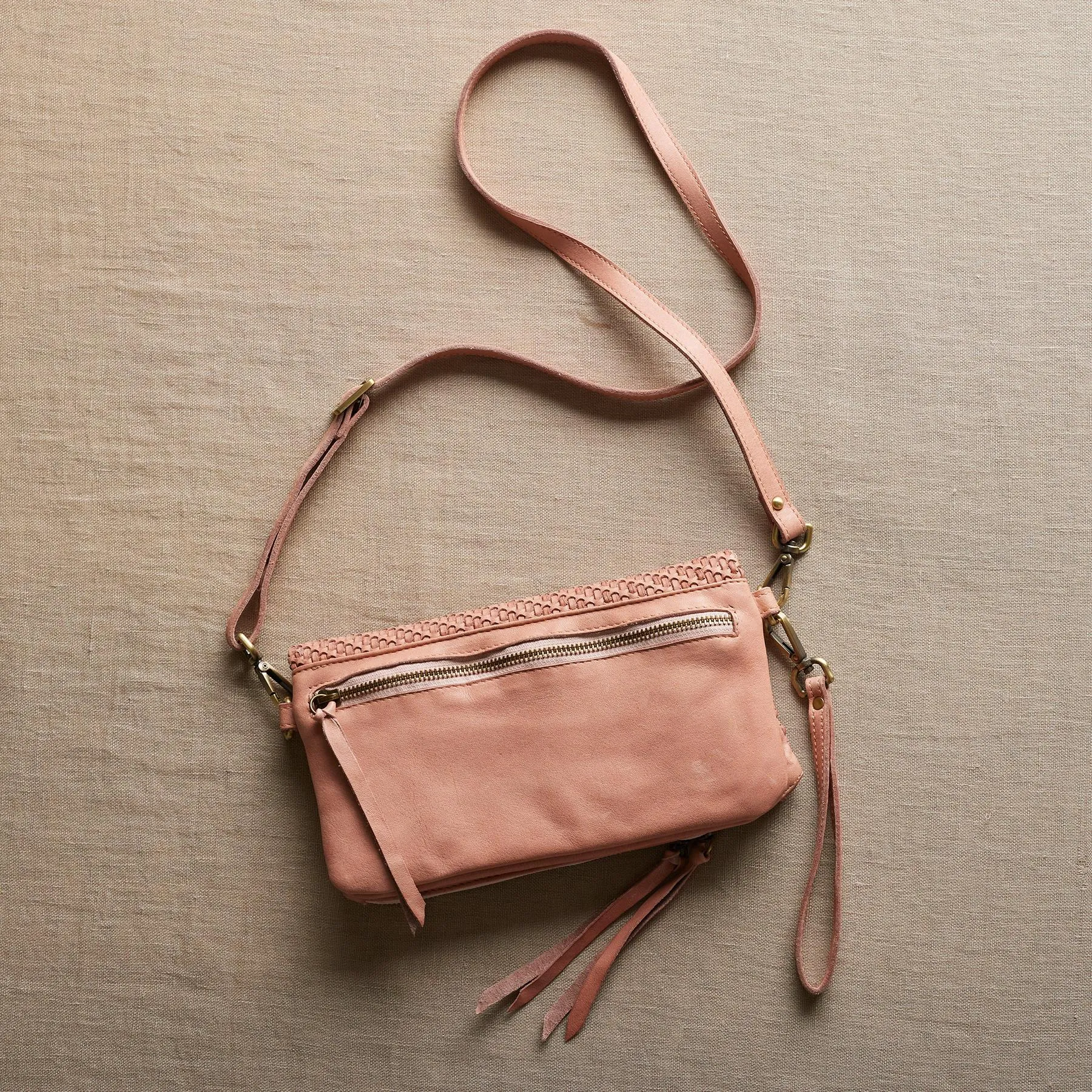 Daisy Woven Crossbody Bag