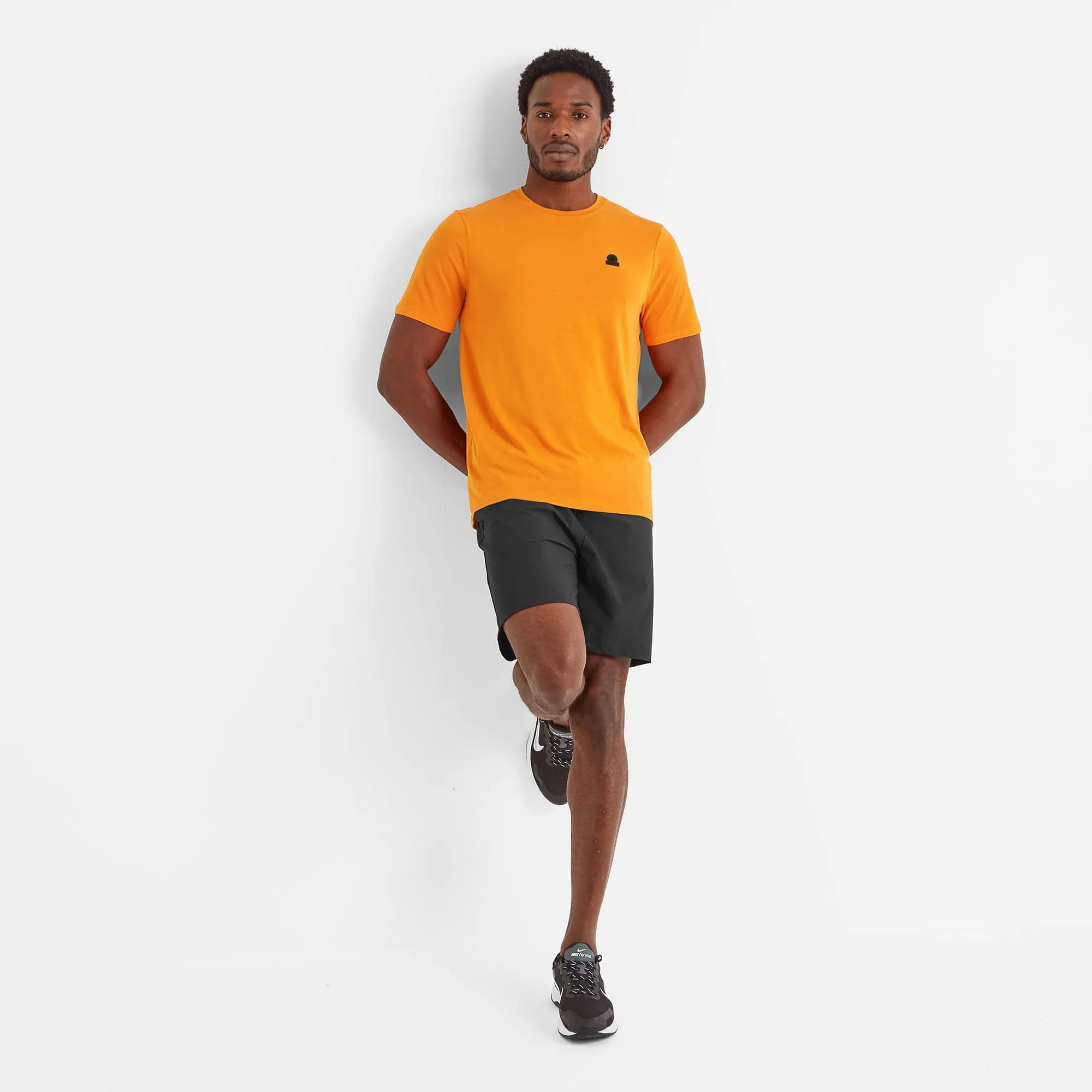 Dallow Mens Sports T-Shirt - Tangerine