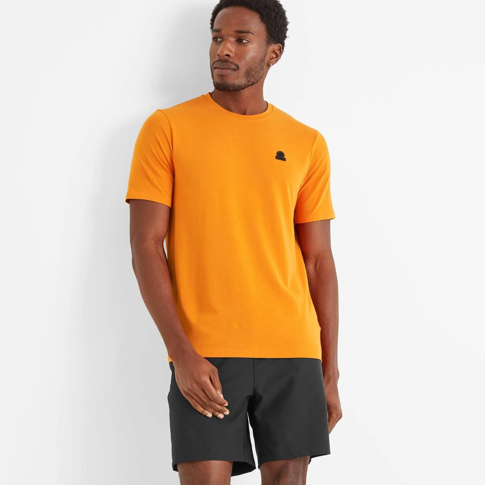 Dallow Mens Sports T-Shirt - Tangerine