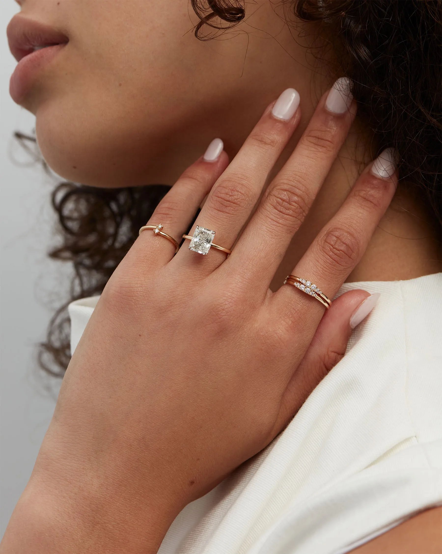 Diamond Cluster Ring