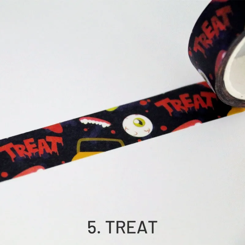 Halloween Pumpkin Ghost Bat Washi Tape