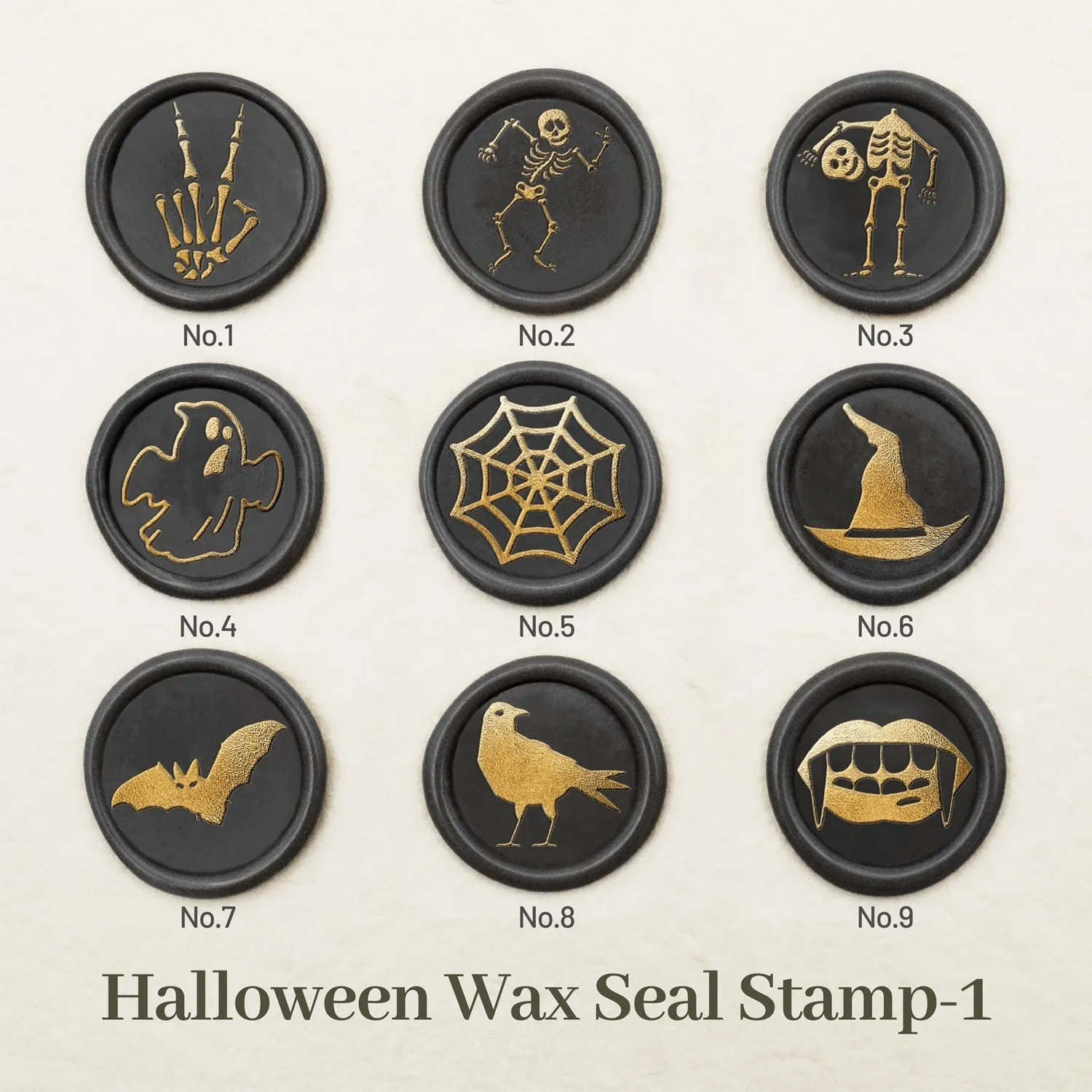 Halloween Wax Seal Stamp (18 Designs)