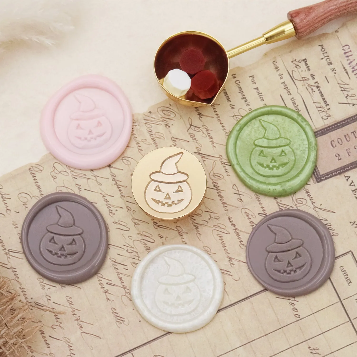 Halloween Wax Seal Stamp (18 Designs)