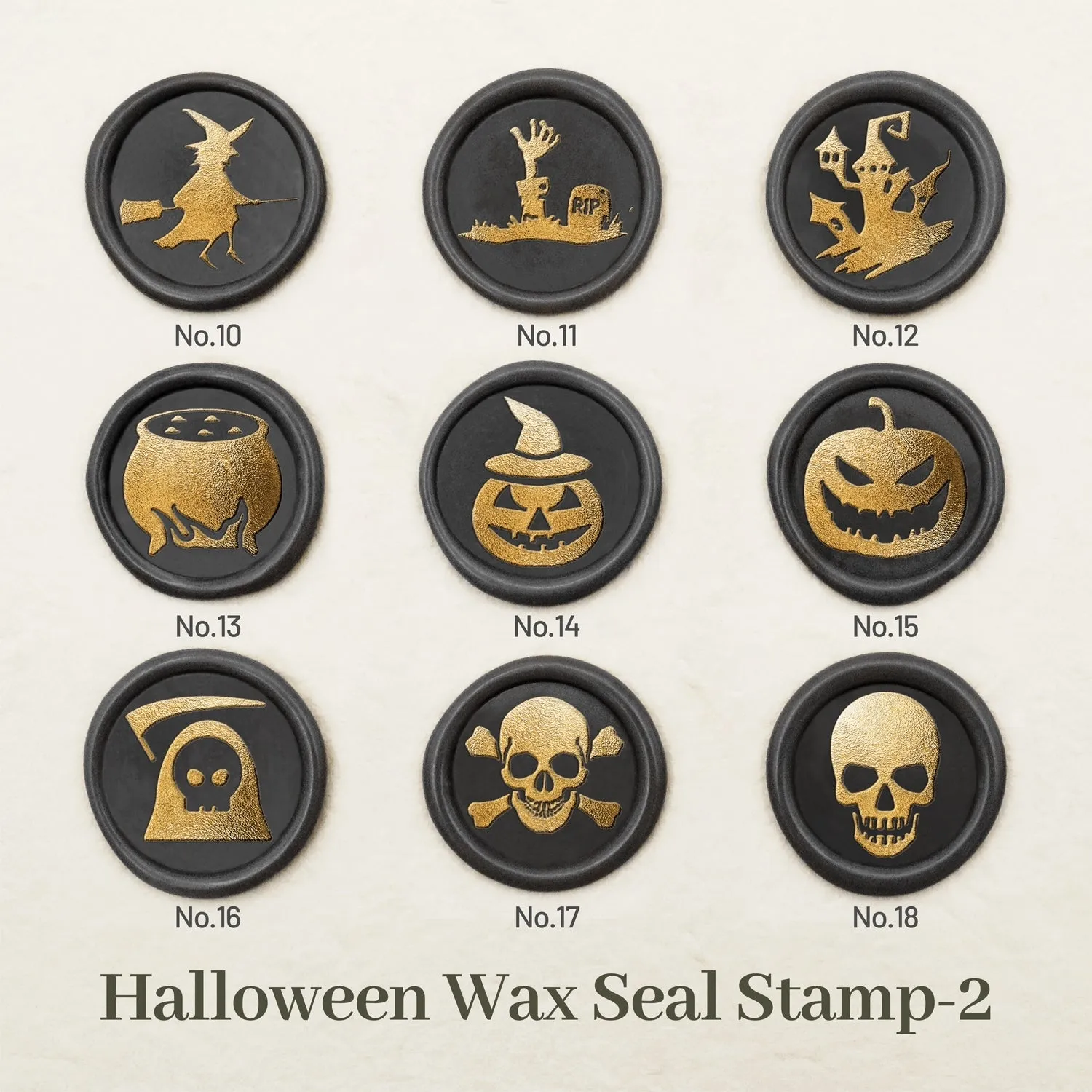 Halloween Wax Seal Stamp (18 Designs)