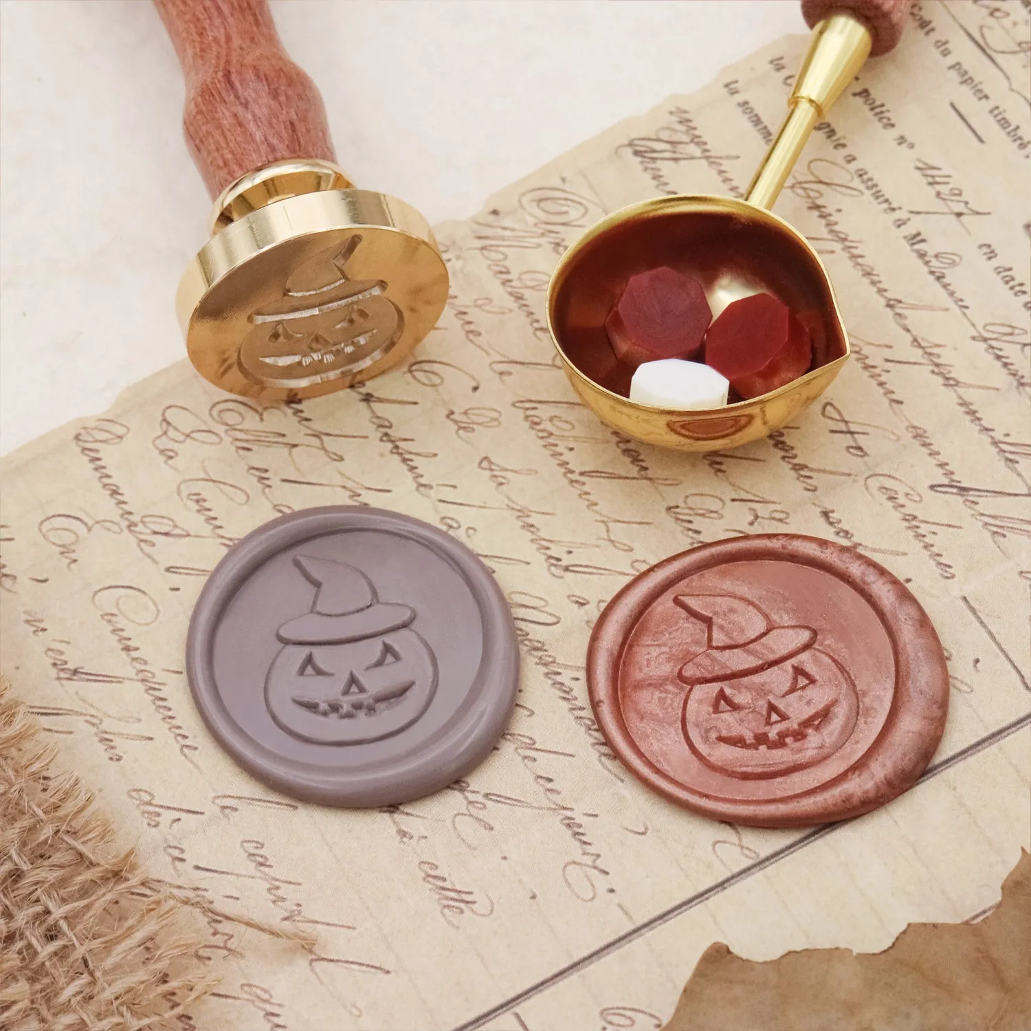 Halloween Wax Seal Stamp (18 Designs)