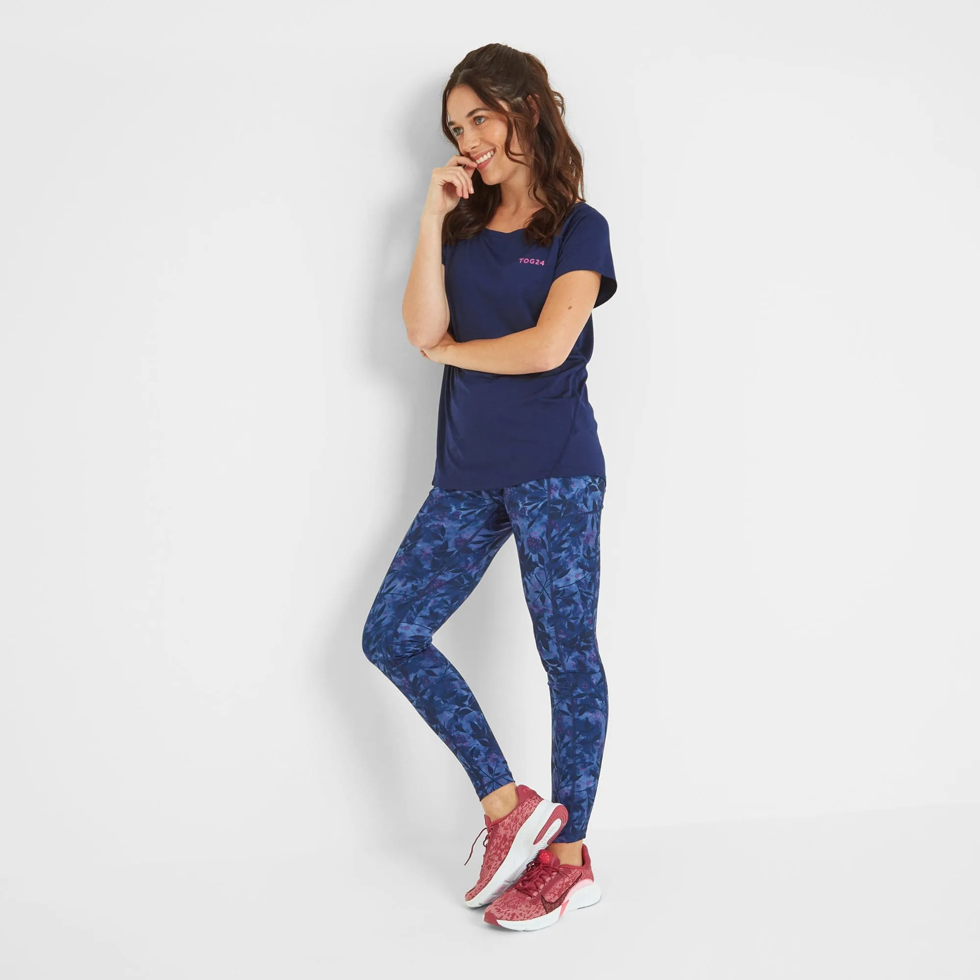 Halsam Womens Tech T-Shirt - Ink Navy