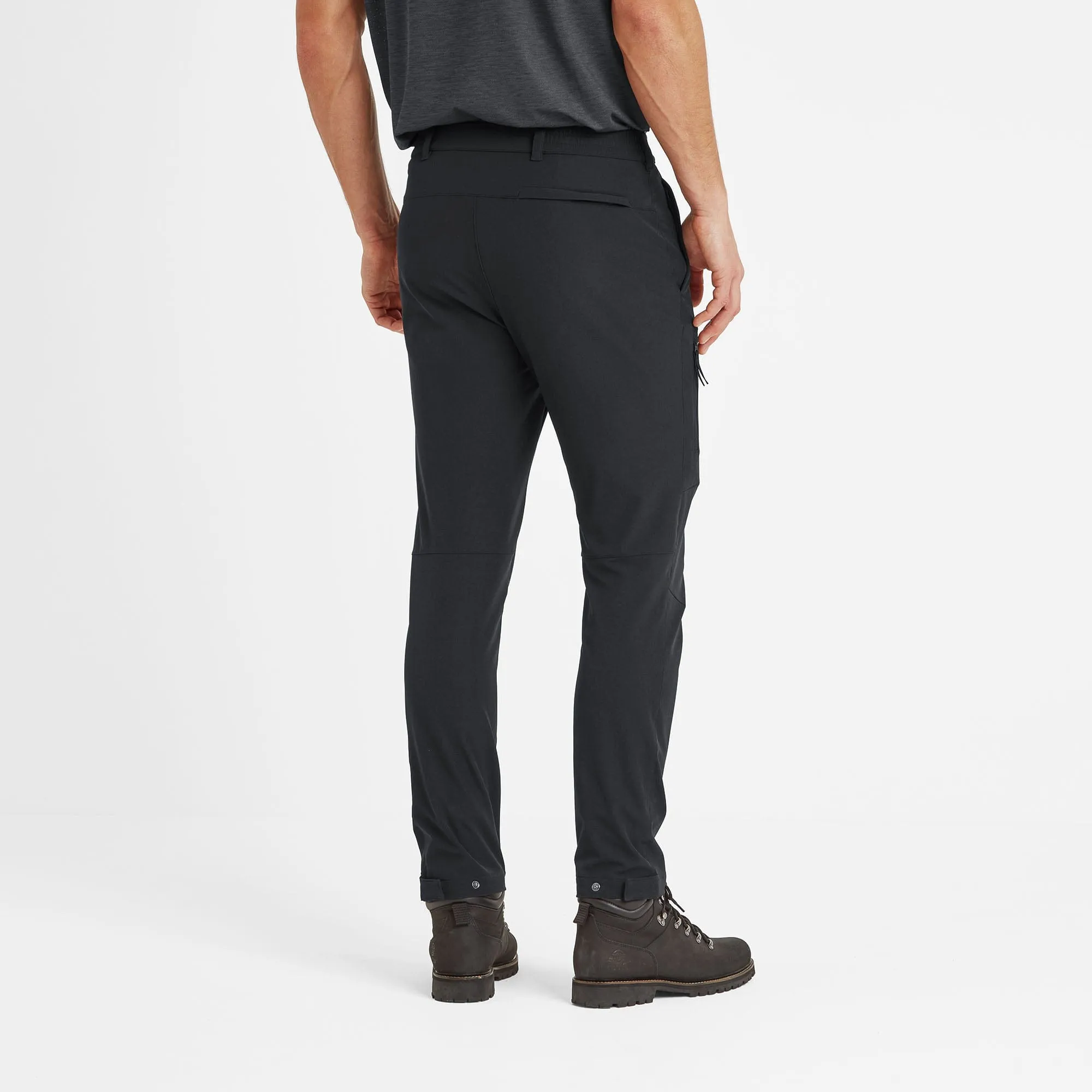 Hurstead Mens Softshell Walking Trousers Regular - Black