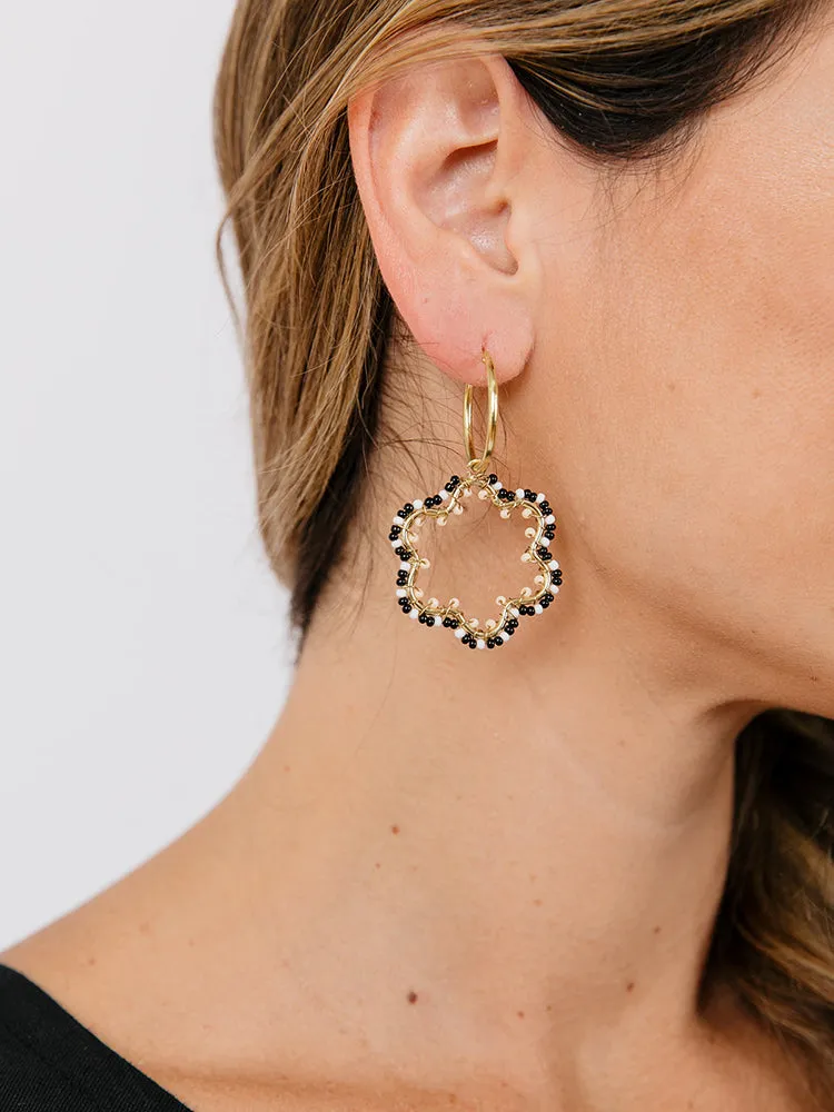 Jenna Earrings - Black