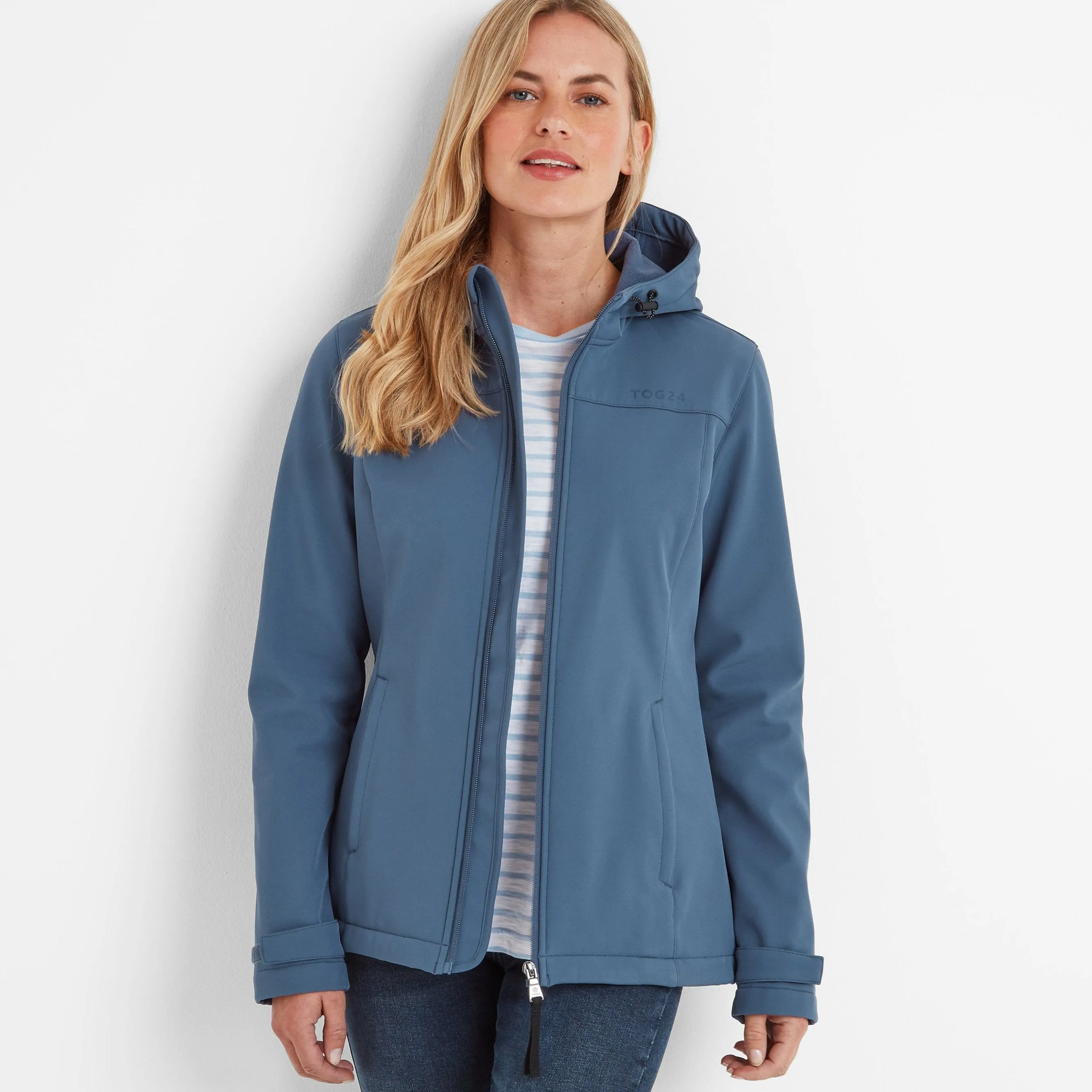 Keld Womens Softshell Hoody - Blue Stone