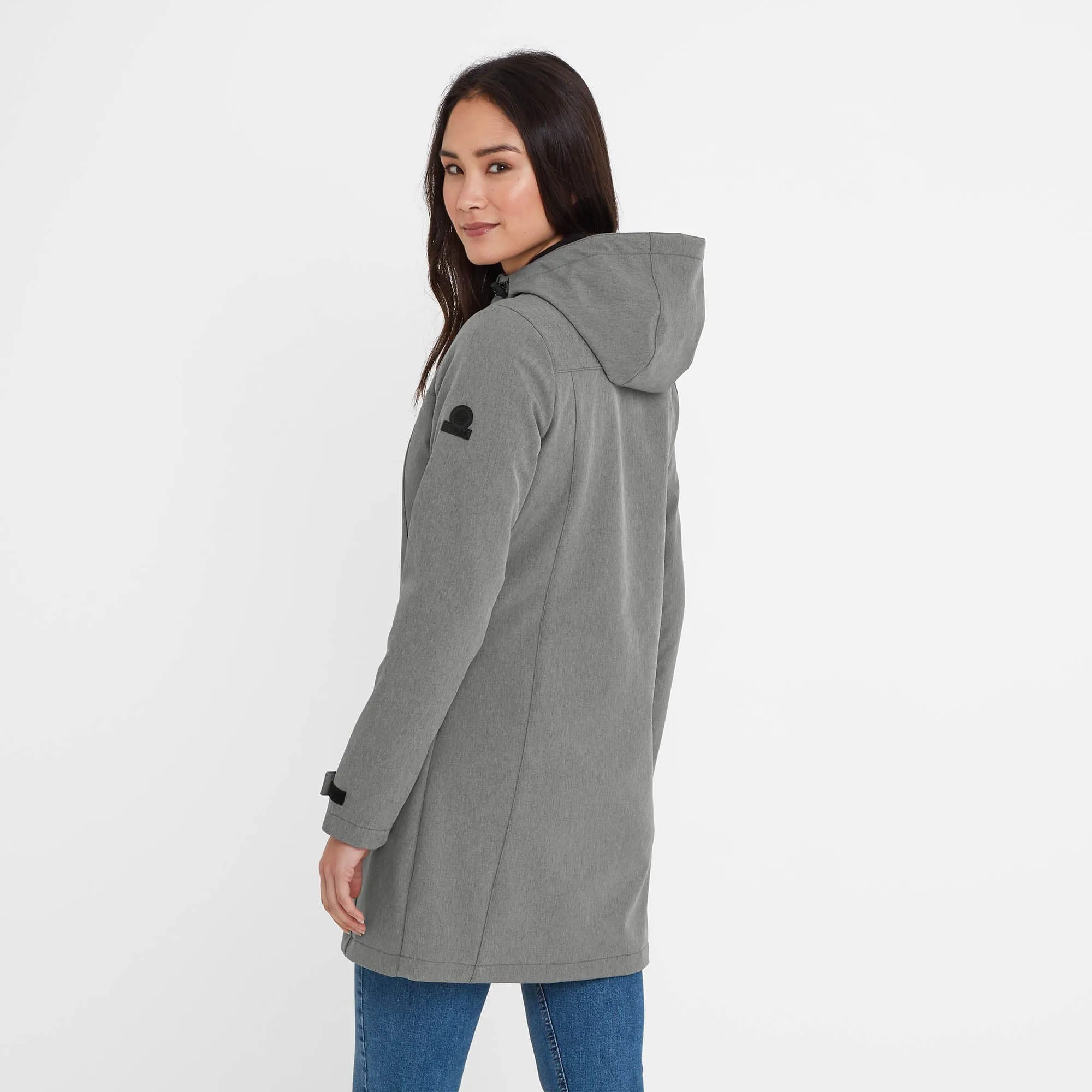 Keld Womens Softshell Long Jacket - Dark Grey