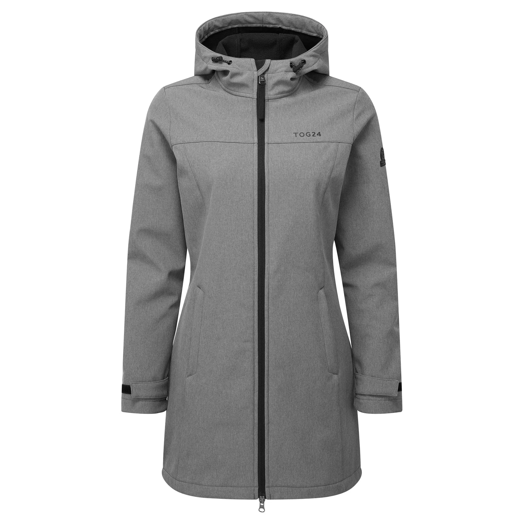 Keld Womens Softshell Long Jacket - Dark Grey