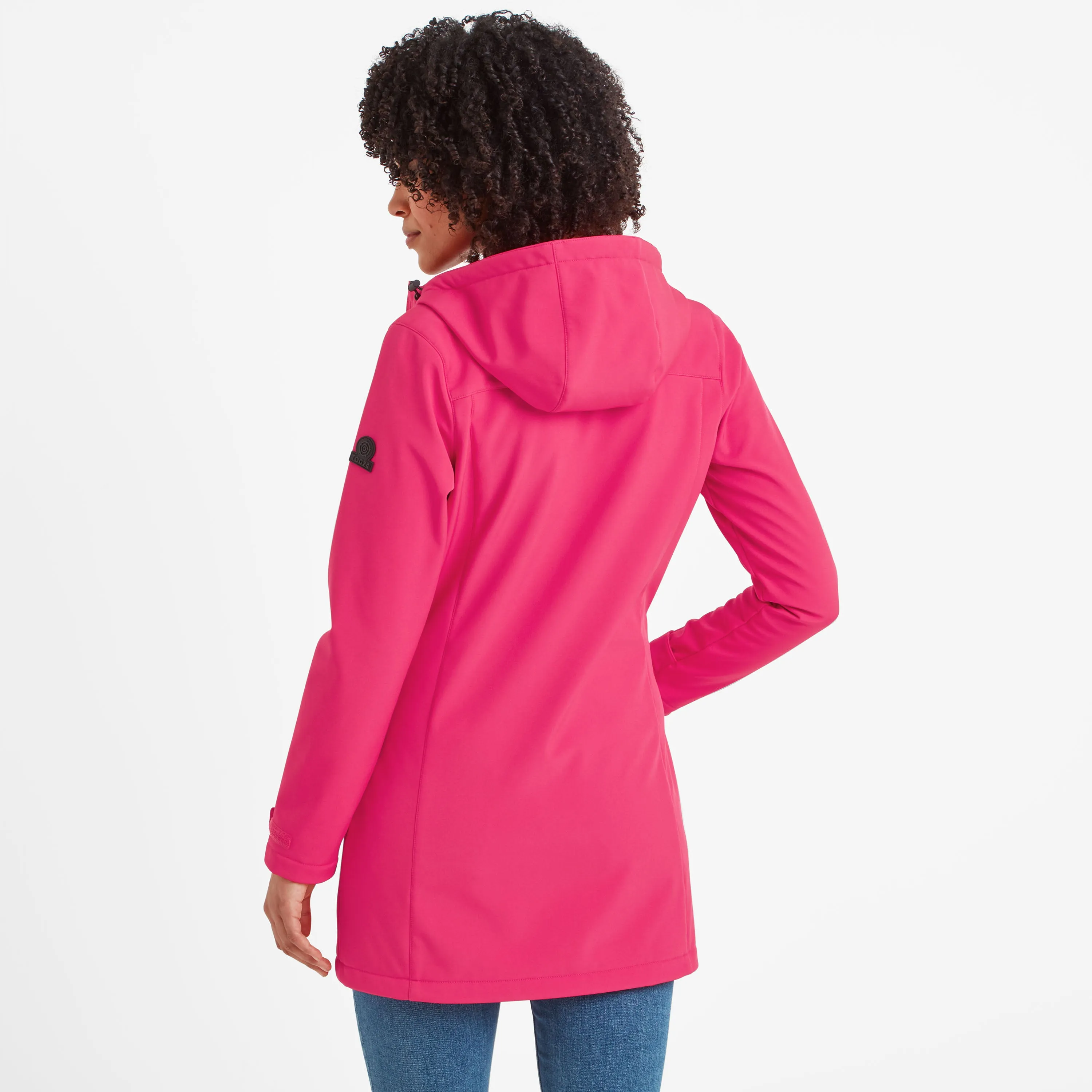 Keld Womens Softshell Long Jacket - Fuchsia Pink