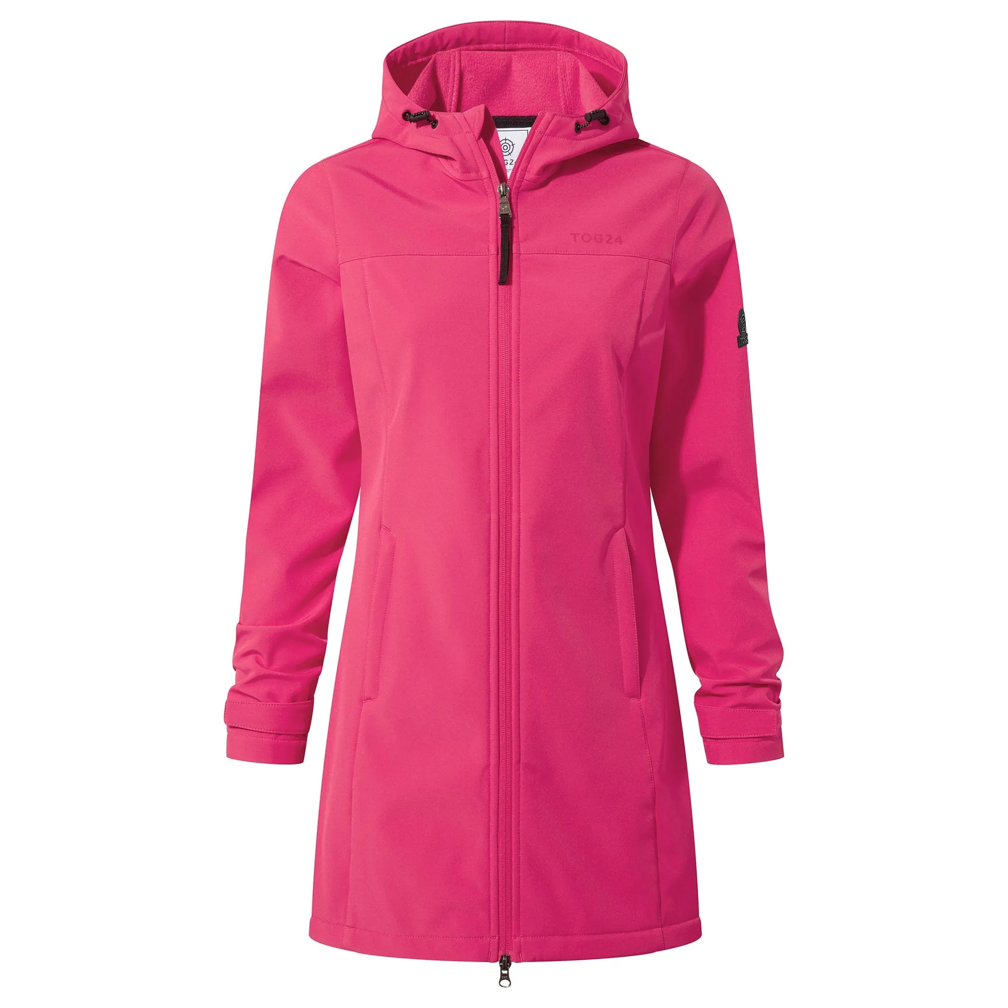 Keld Womens Softshell Long Jacket - Fuchsia Pink