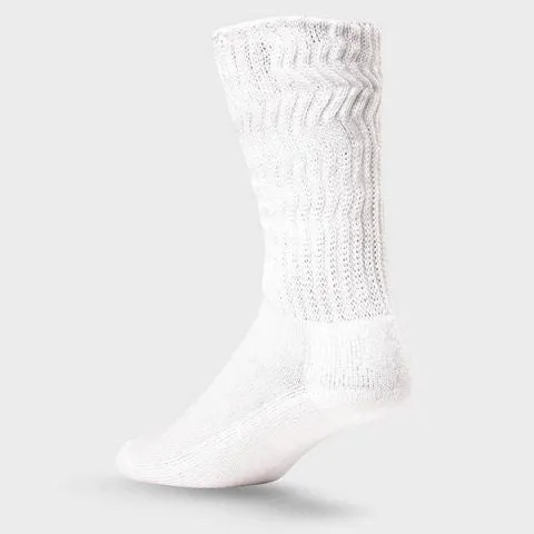 Lightfeet Diabetic Crew Sock White