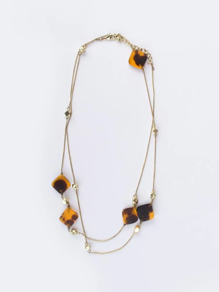 Margot Necklace - Tortoiseshell