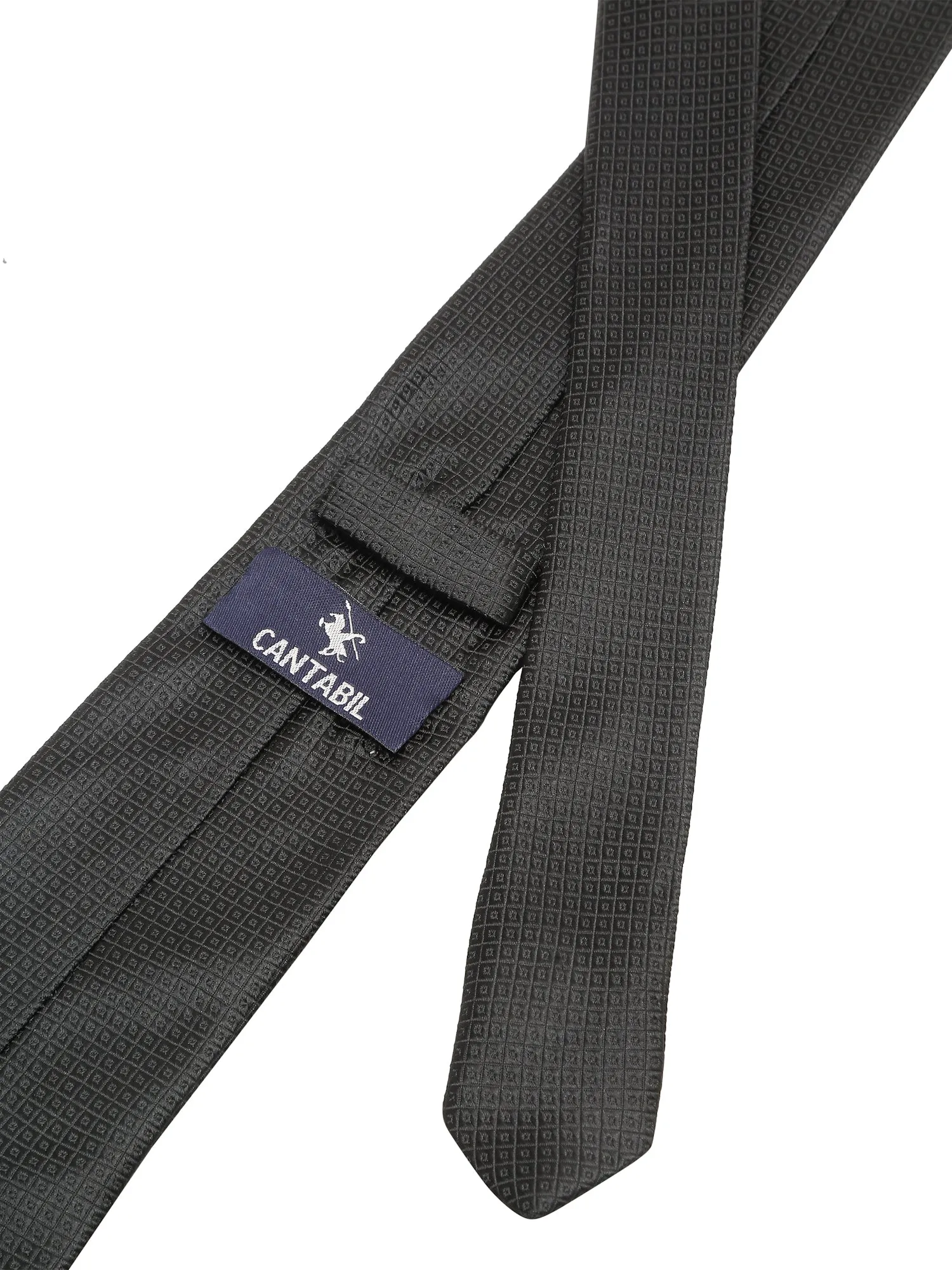 Men's Black Fashion Geometric Pattern Tie Set