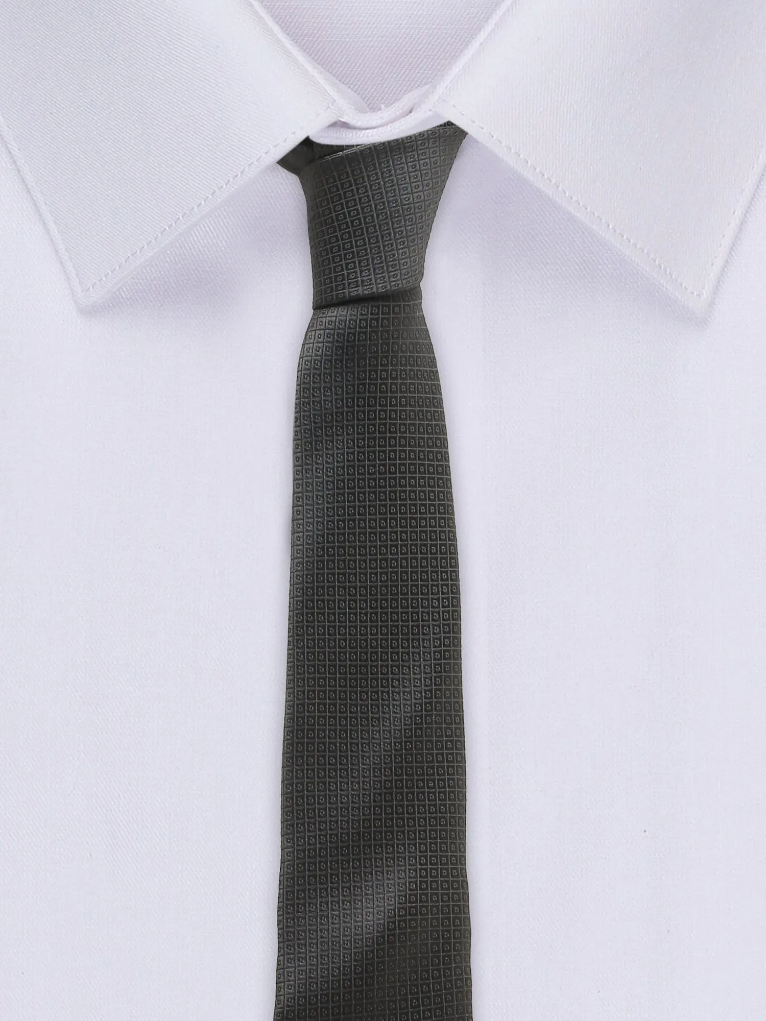 Men's Black Fashion Geometric Pattern Tie Set