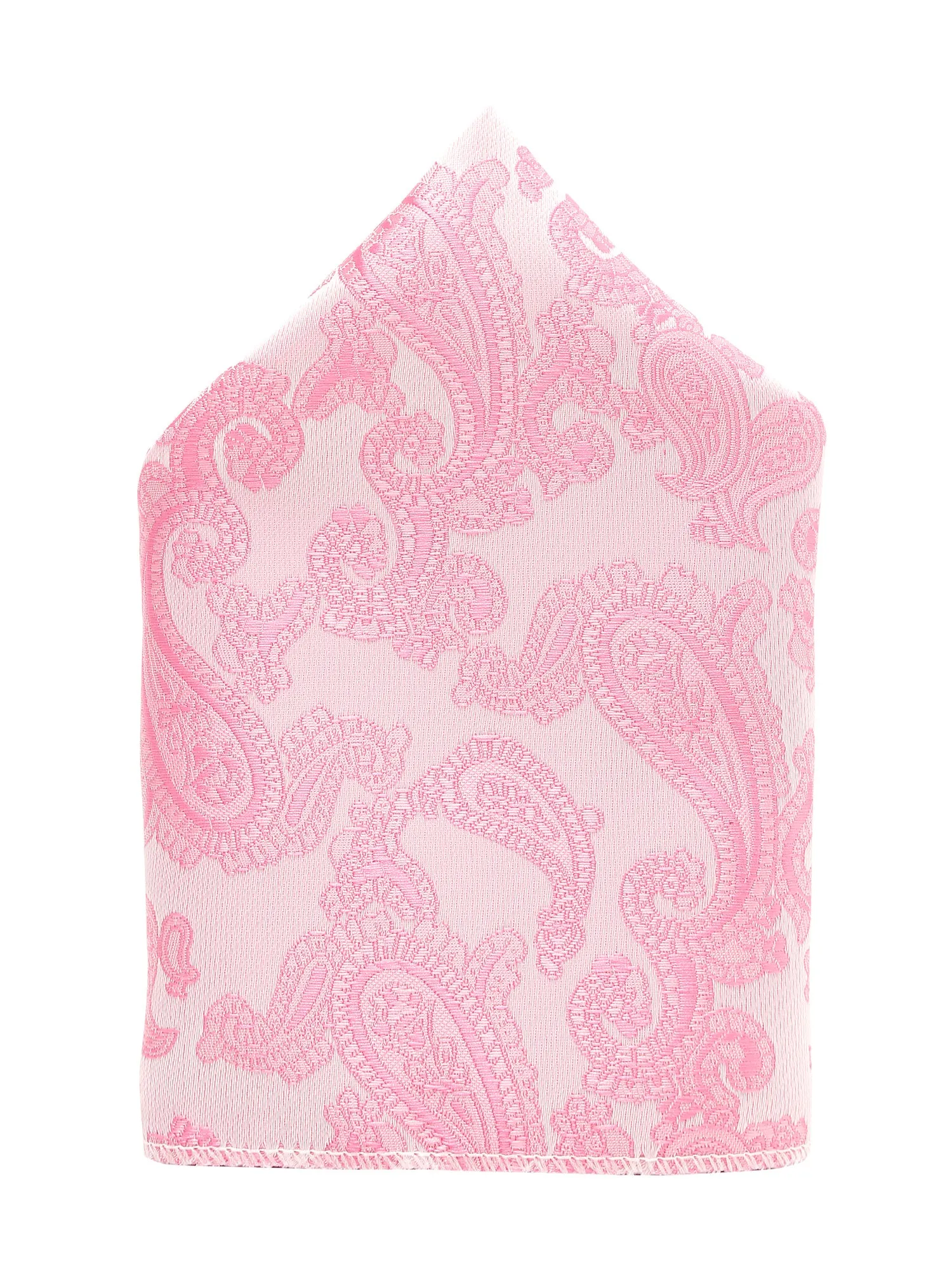 Men's Pink Fashion Paisley Pattern Tie Set