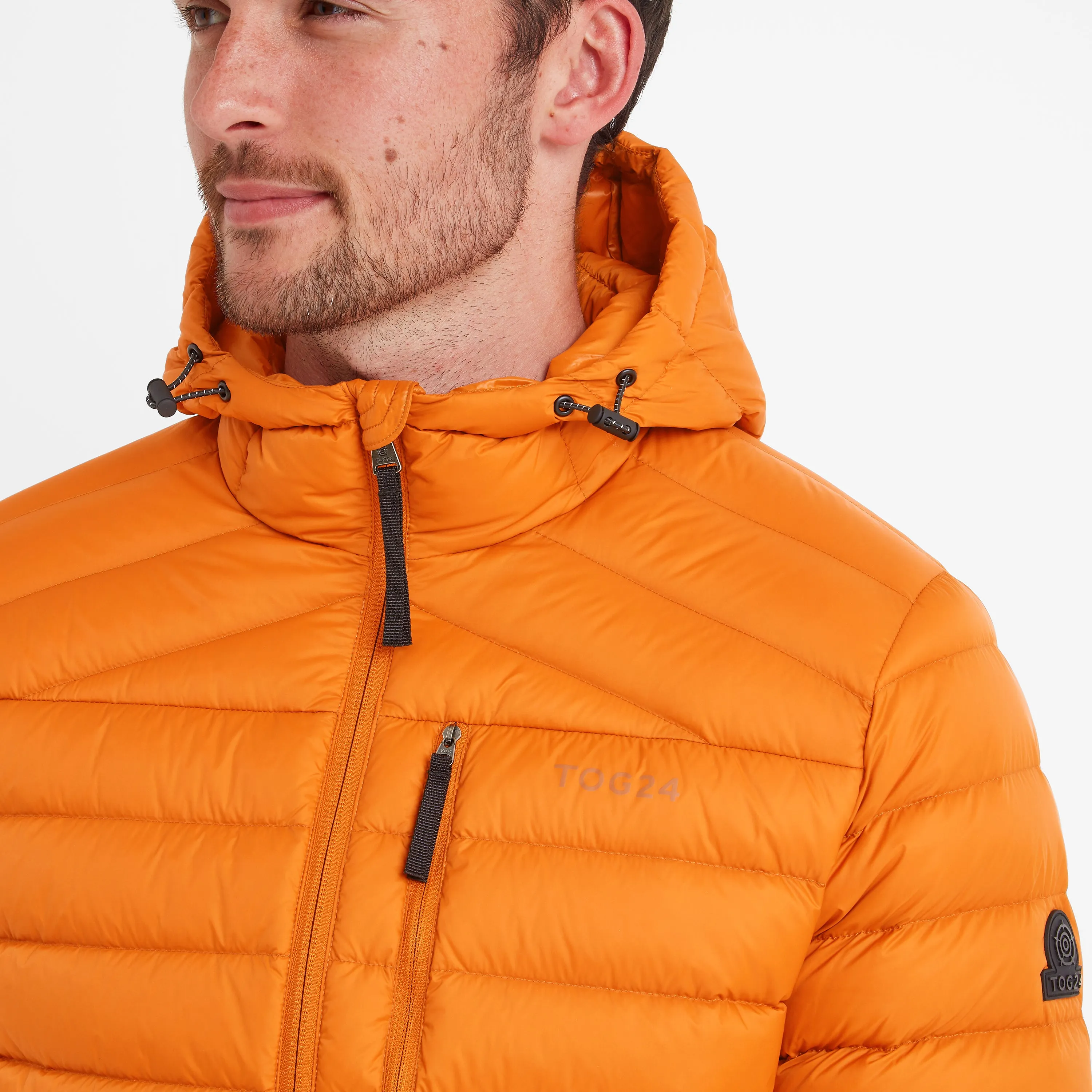 North RDS Mens Hooded Jacket - Dark Orange