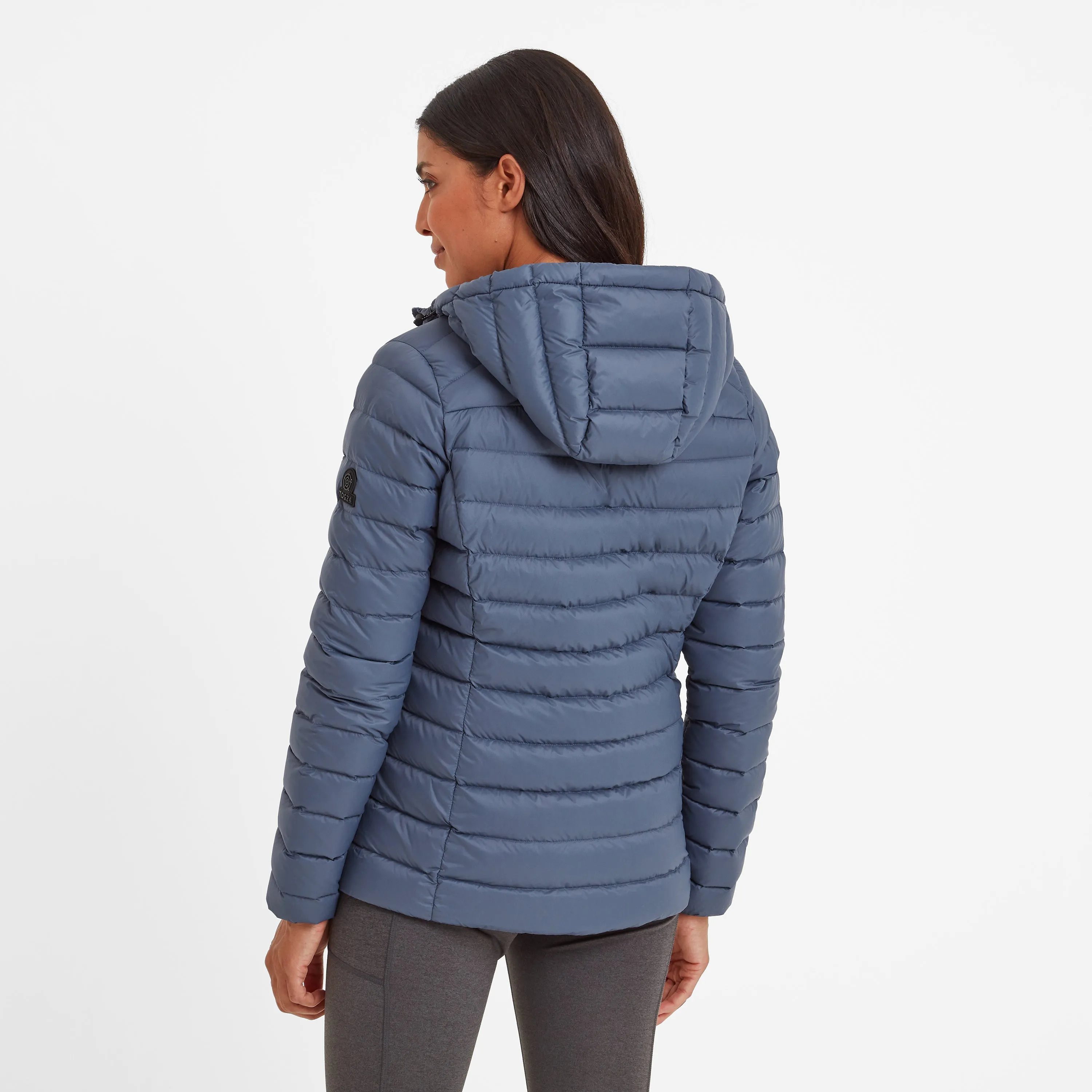 North RDS Womens Hooded Jacket - Blue Stone