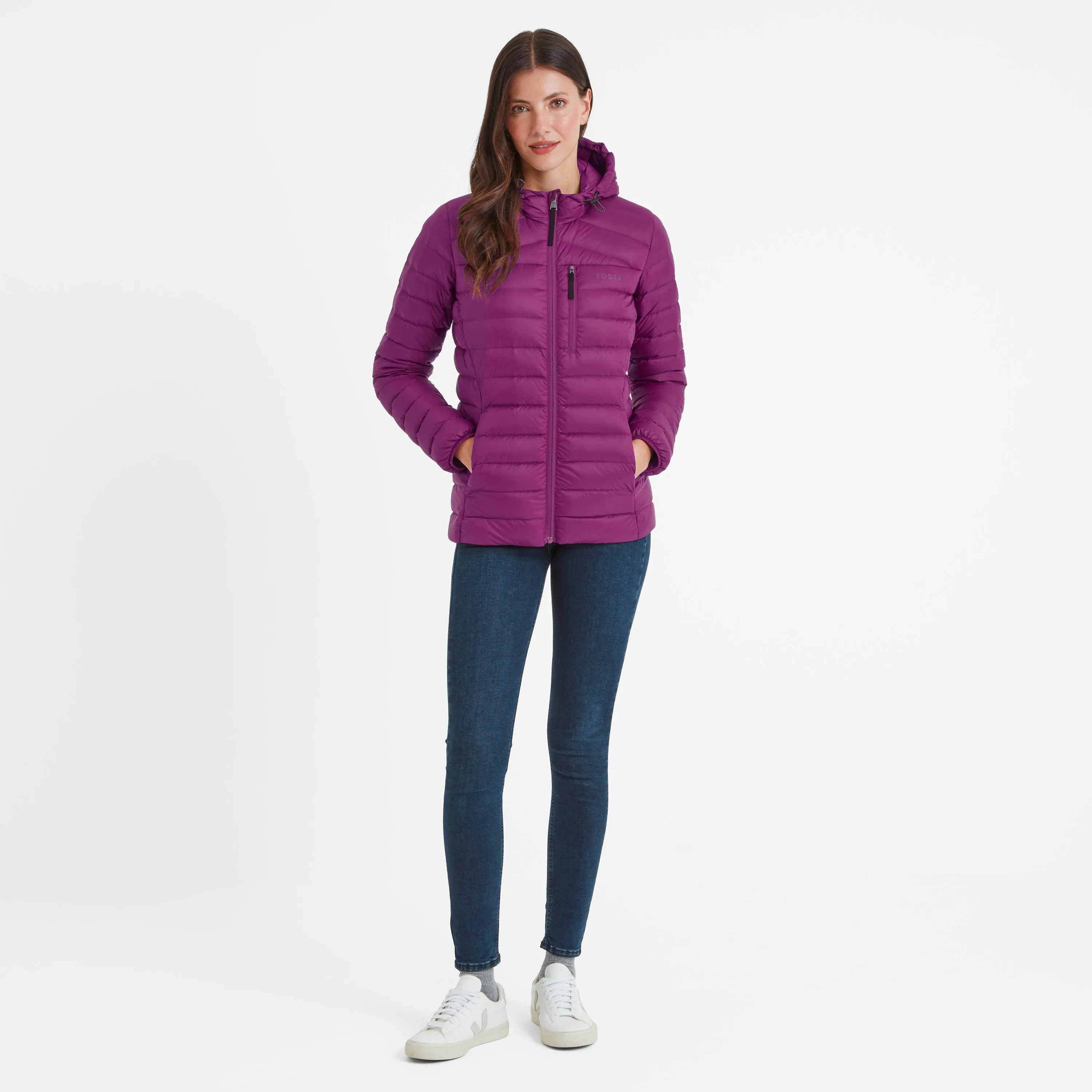 North RDS Womens Hooded Jacket - Purple Berry