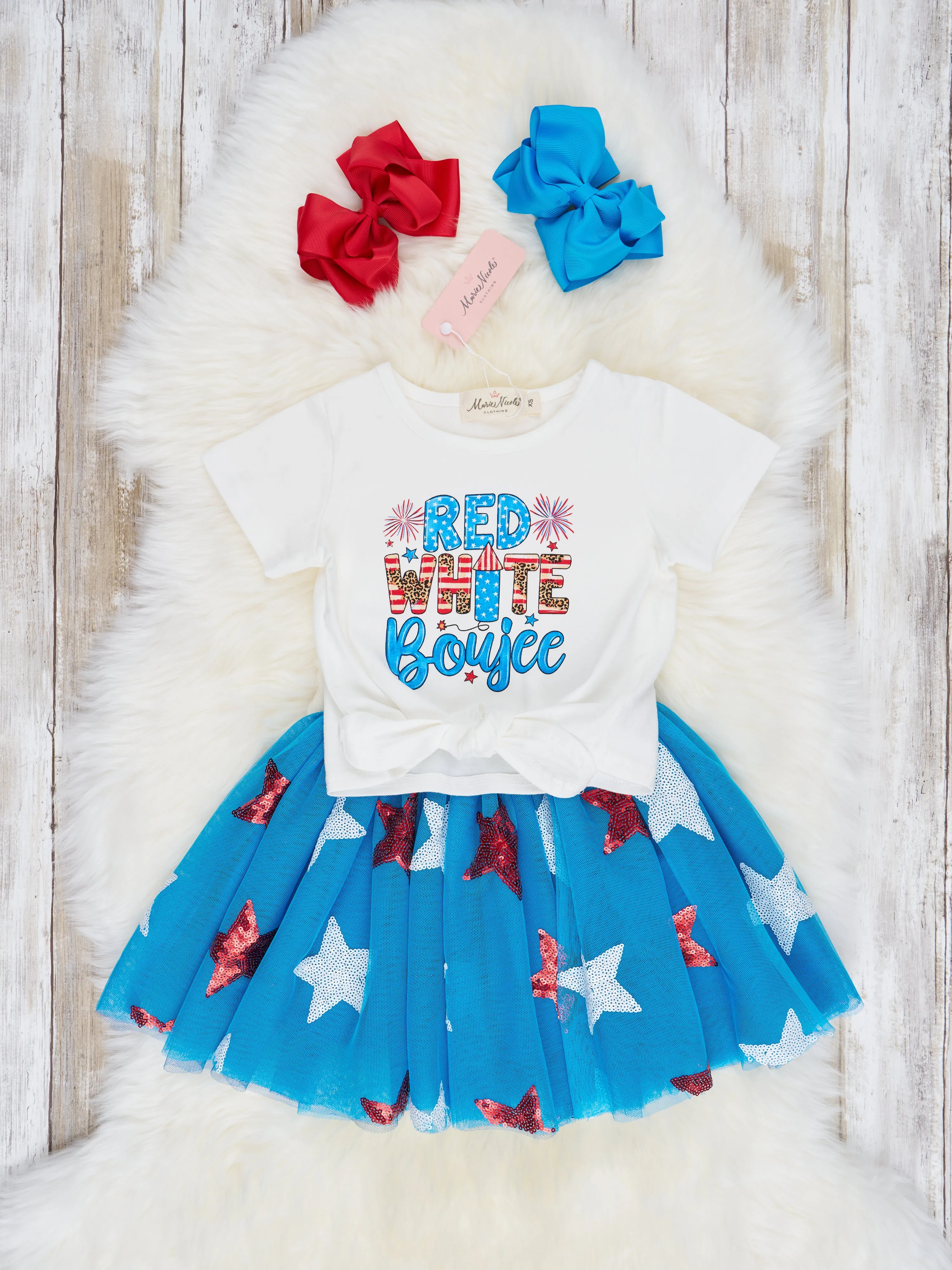 Red White & Boujee Tulle Outfit