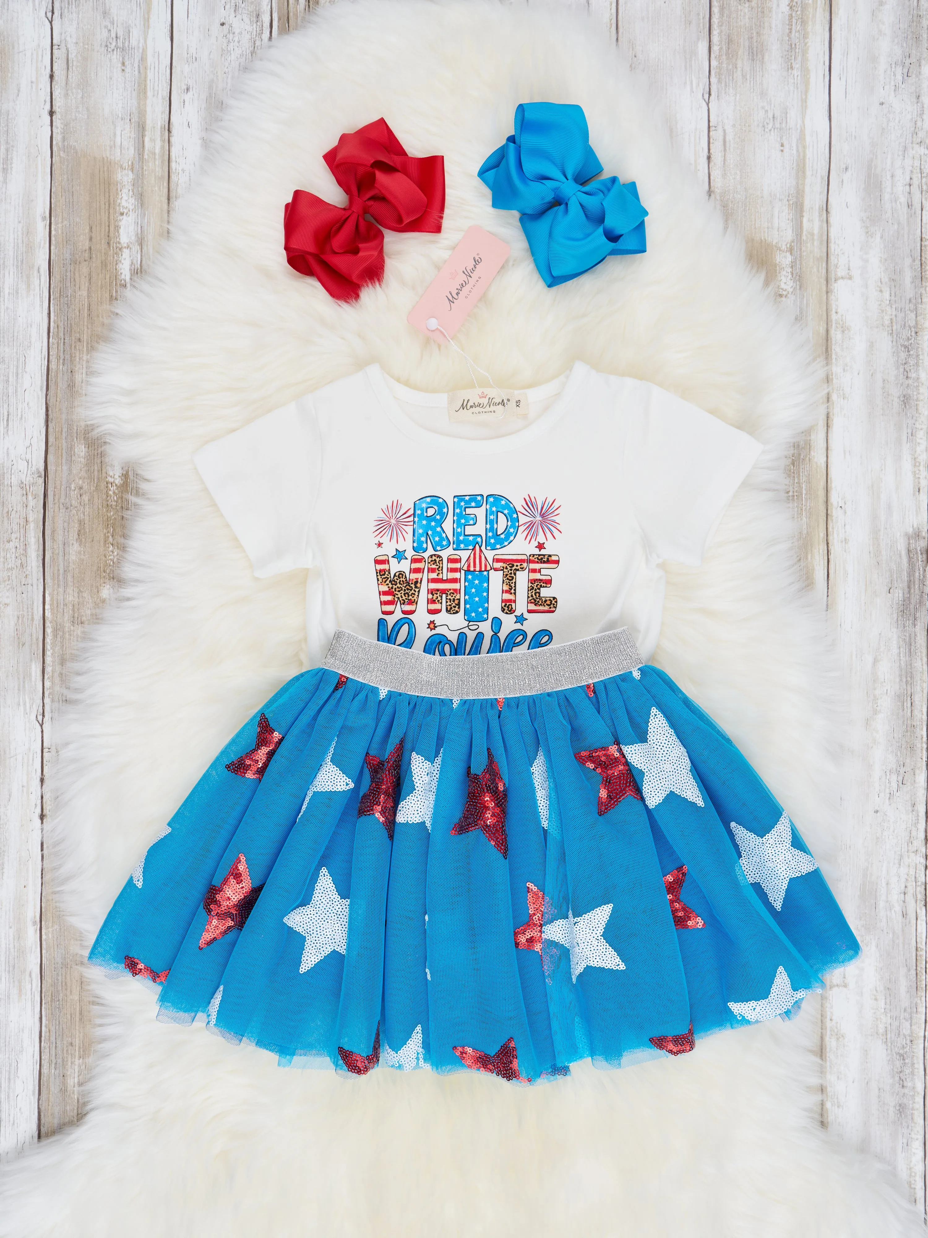 Red White & Boujee Tulle Outfit