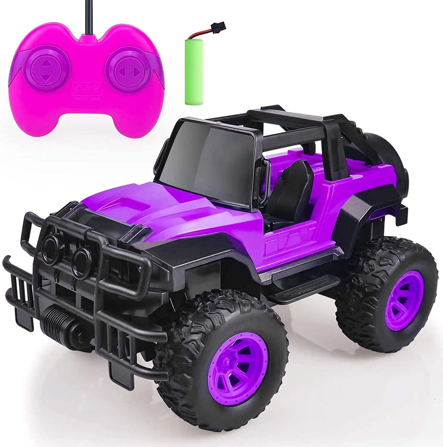 Remote Control Car for Girls - Rc Cars Toys for 6   Year Old Girls Boys, Pink Remote Control Car 1:20 Scale off Road Truck for Kids Princess Gifts(Pink)