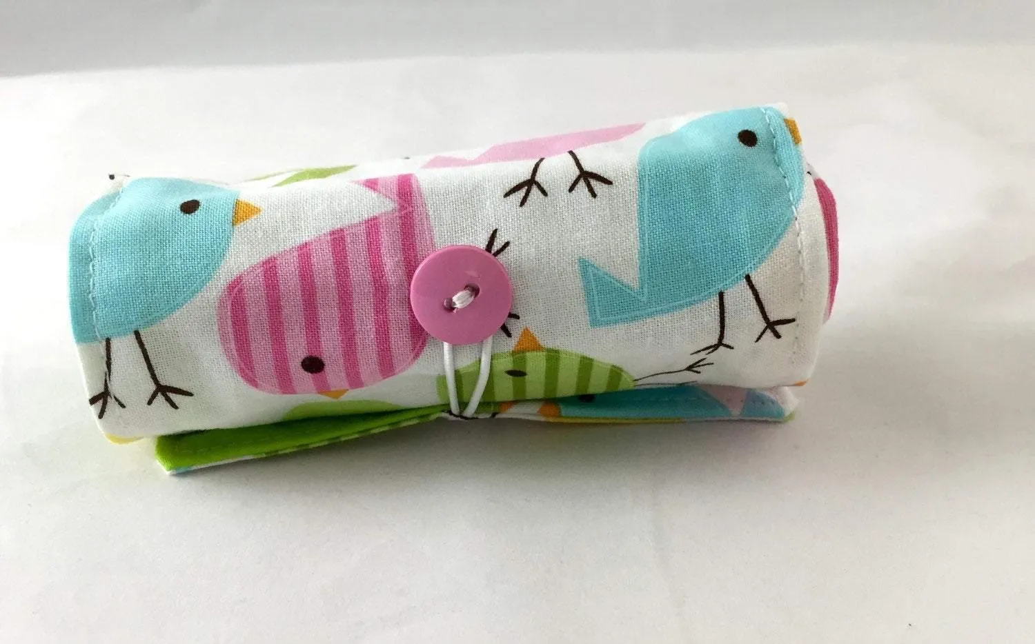 Springs Birds Crayon Roll, Quiet Toy for Travel, Girl's Stocking Stuffer